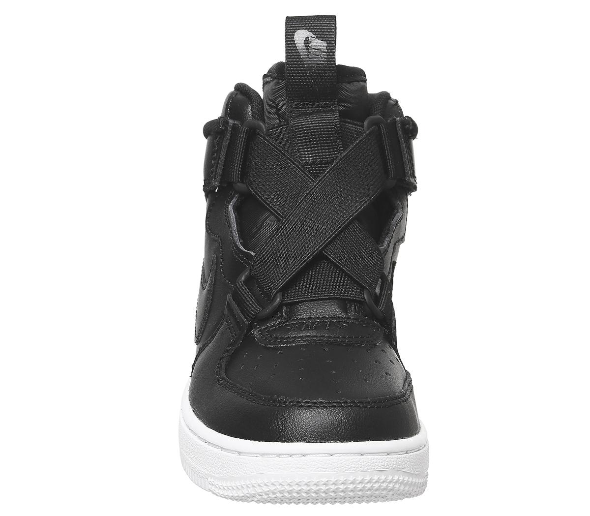 Nike Force 1 Highness Ps Trainers Black Black White - Unisex