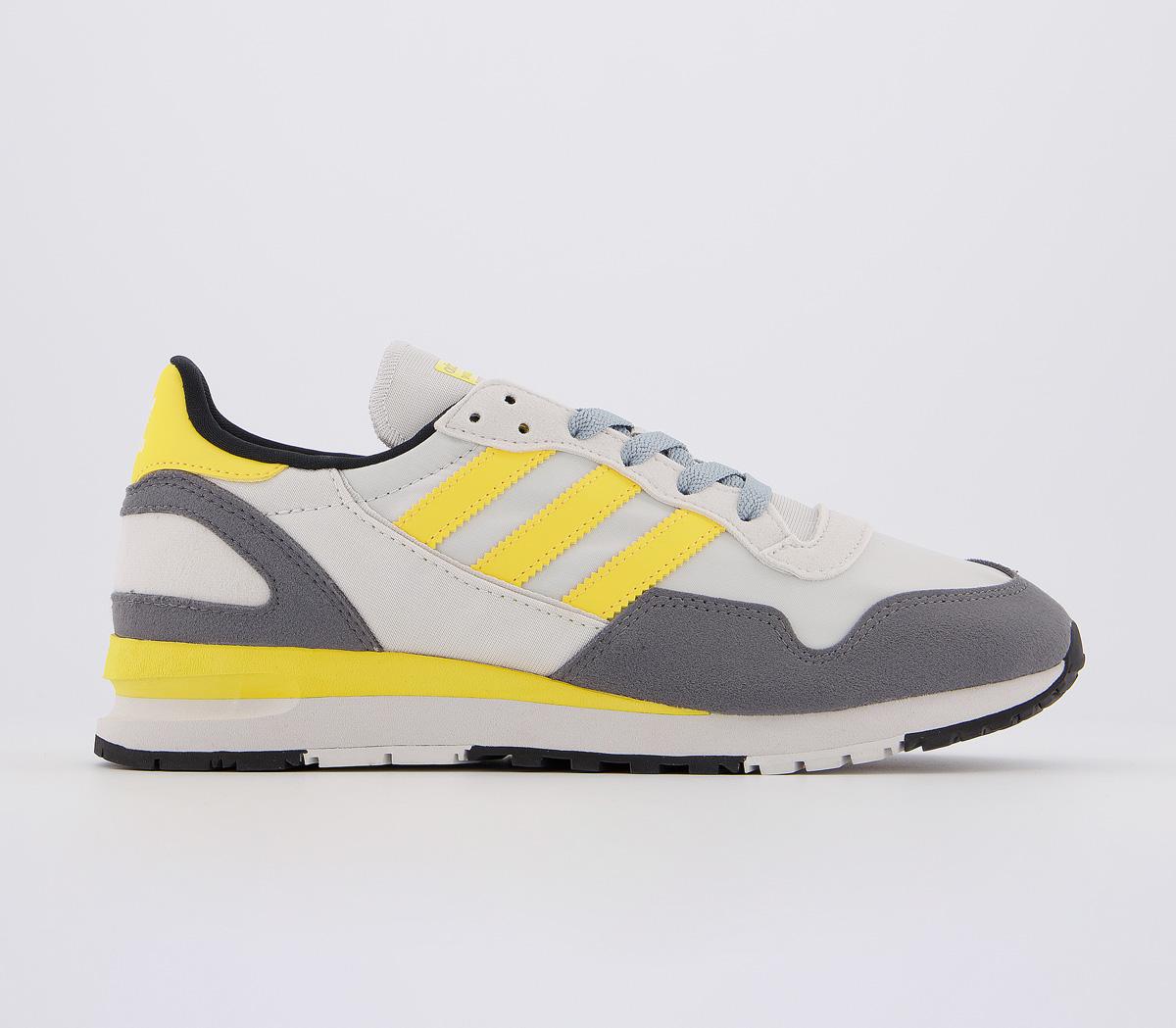 adidas Lowertree Trainers Grey Spring Yellow Grey - His trainers