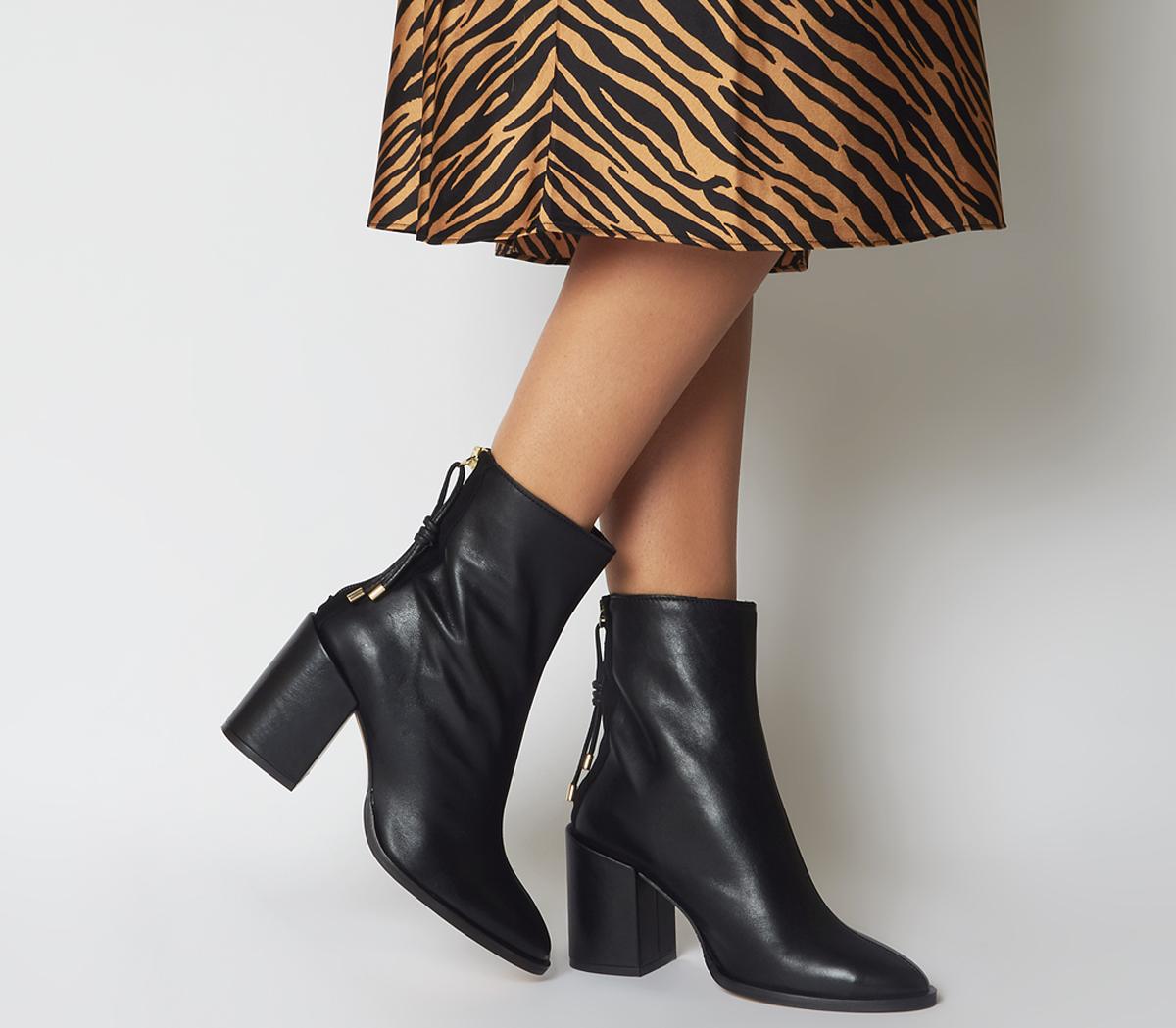 office tortoiseshell boots