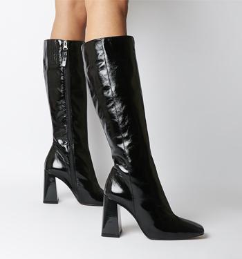 converse lace up knee high boots