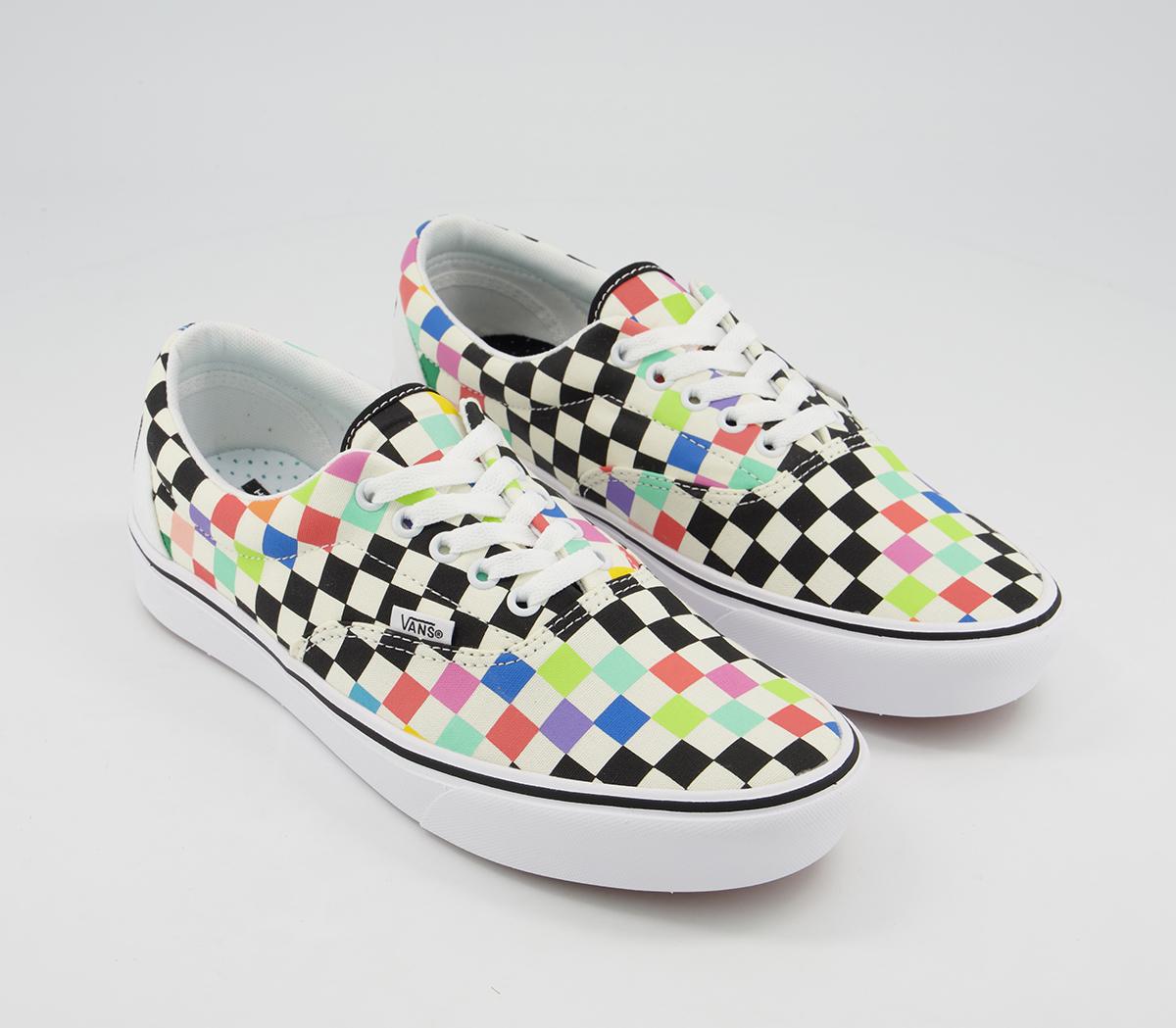 Vans Comfycush Era Trainers Moma White Black Multi - Unisex Sports