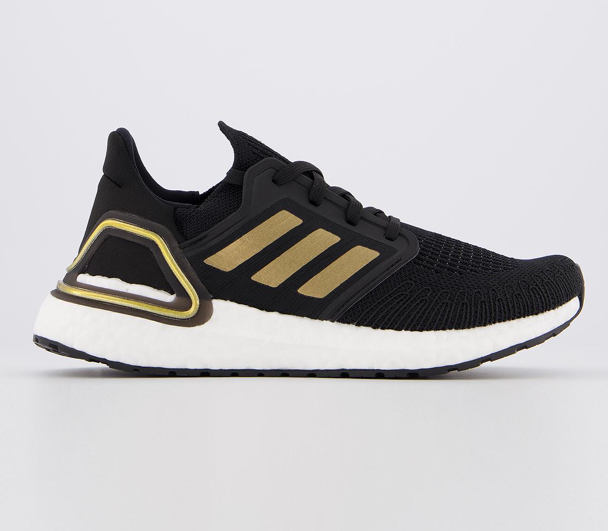 black and gold trainers