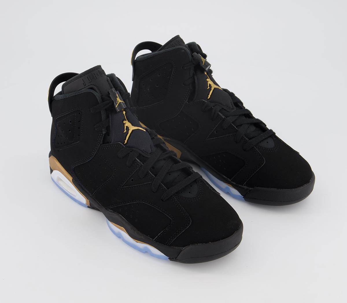jordan 6 black and gold