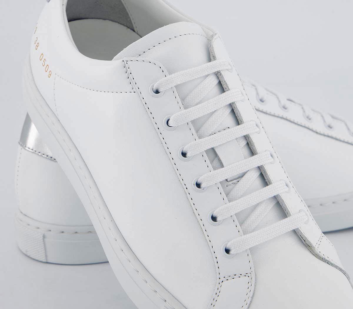 common projects white trainers