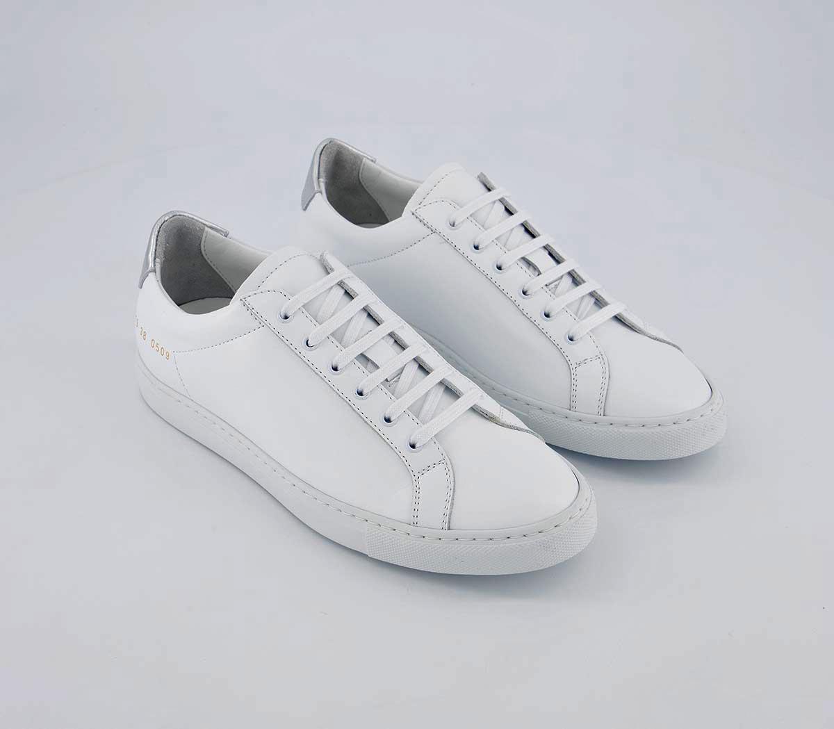 common projects white trainers