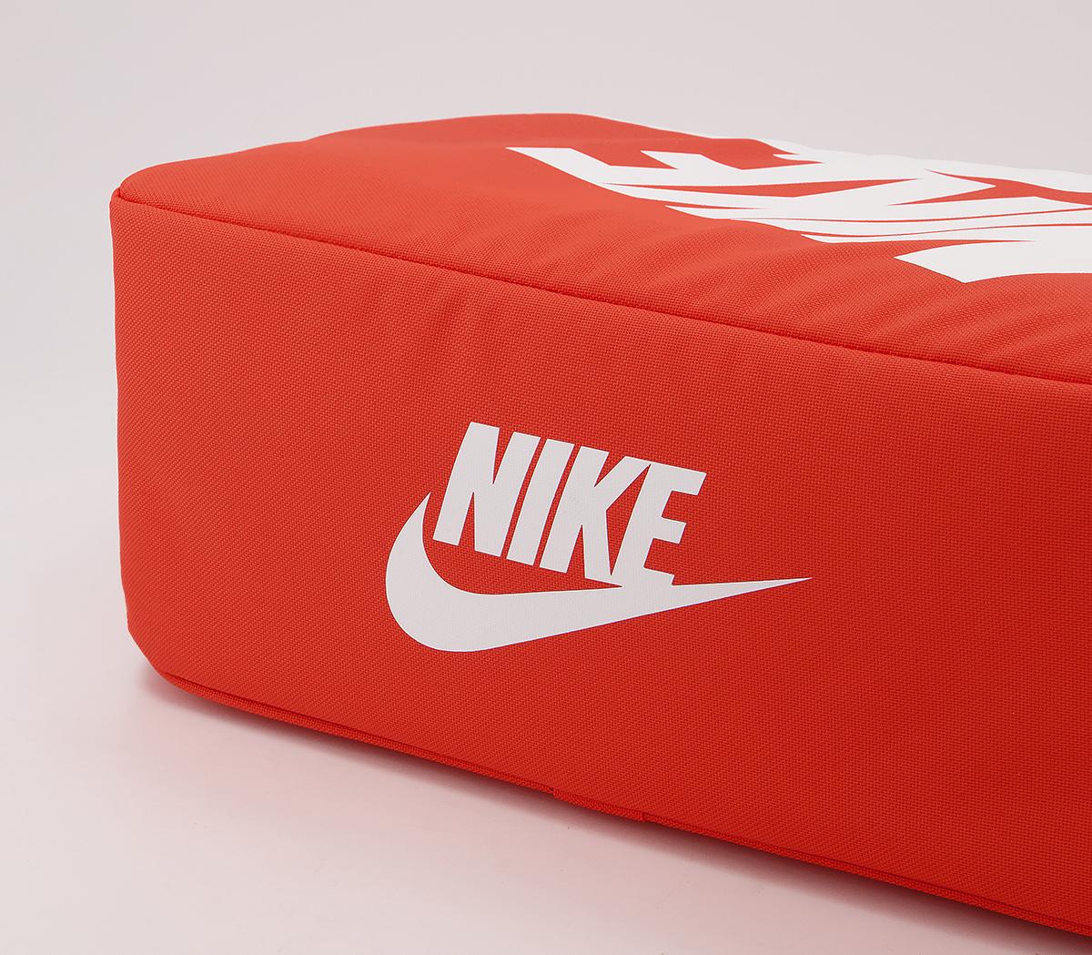 nike orange shoe box bag