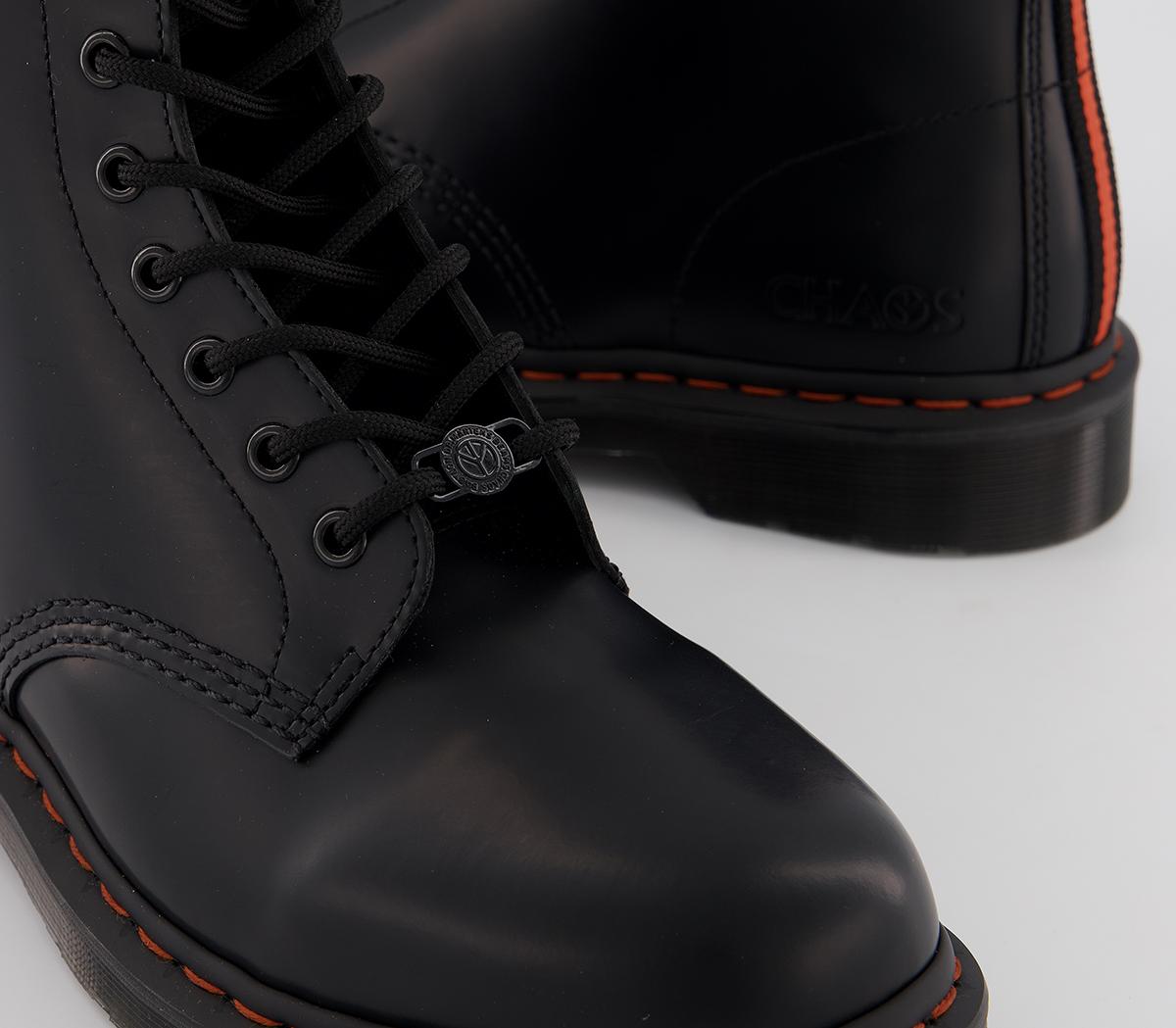 Dr. Martens 1460 Beams X Babylon Boots Black Smooth Leather - Boots