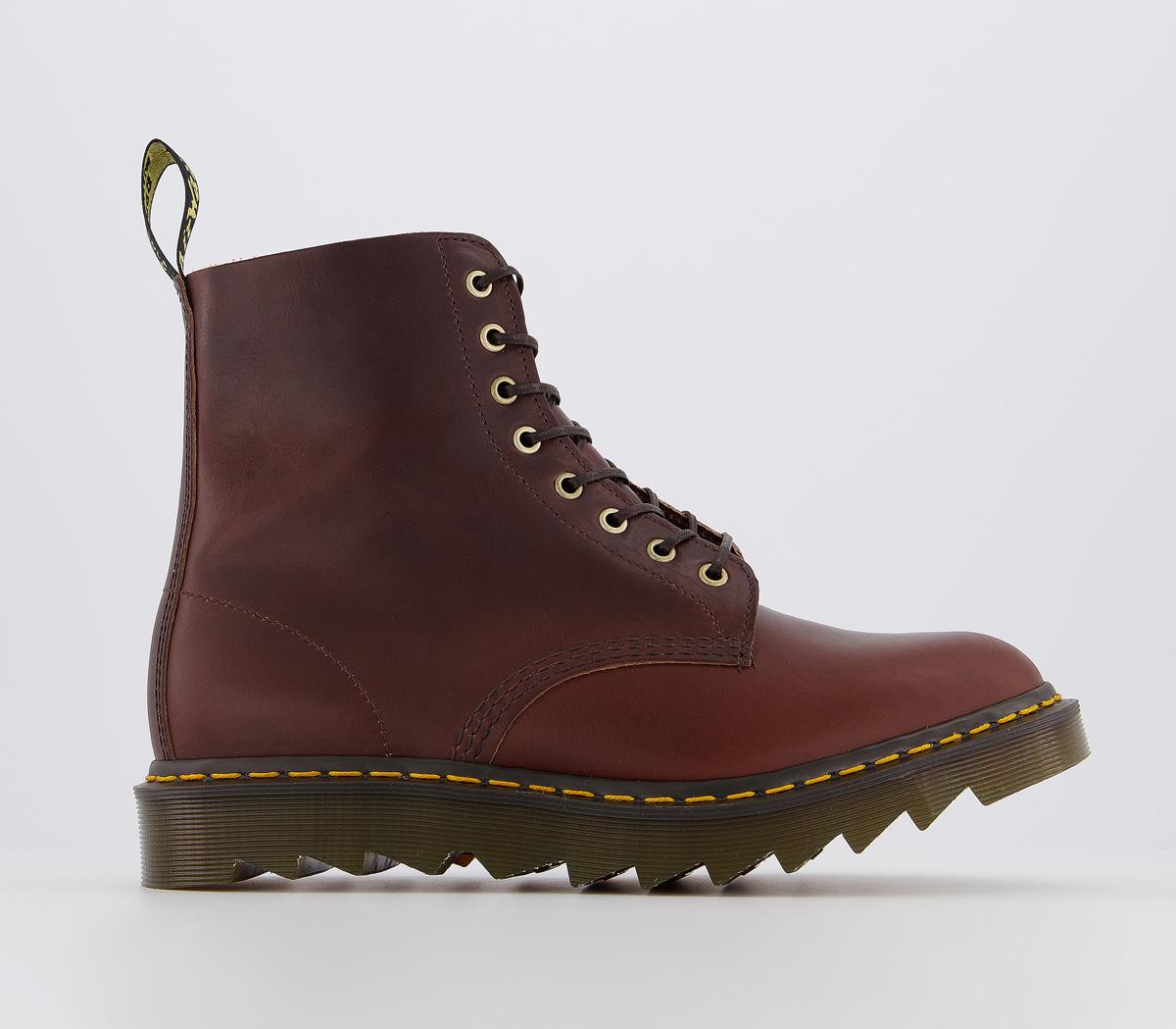 dark brown 1460 pascal wild buck boots