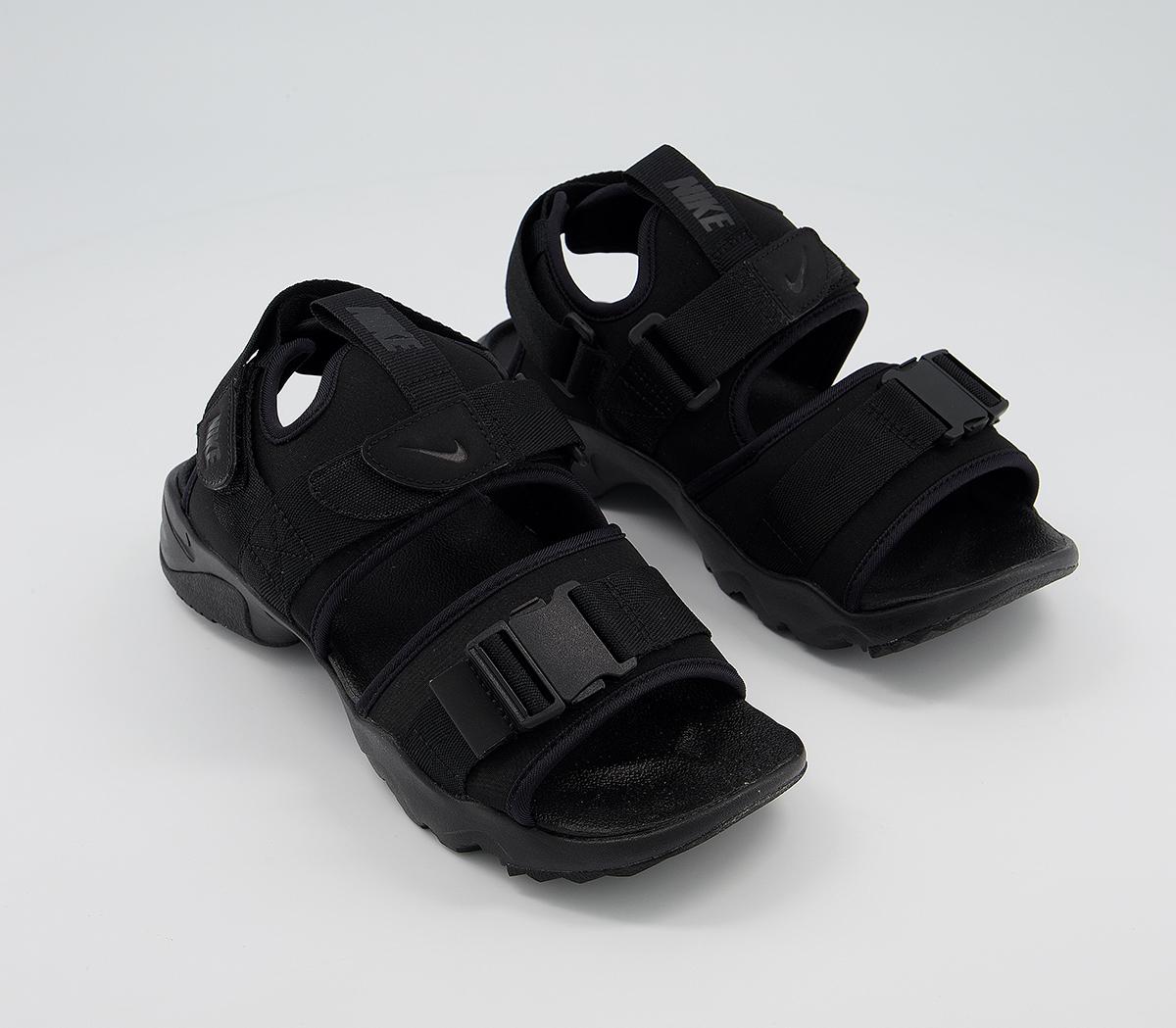 Nike Canyon Sandals Black Black Black F - Men’s Sandals