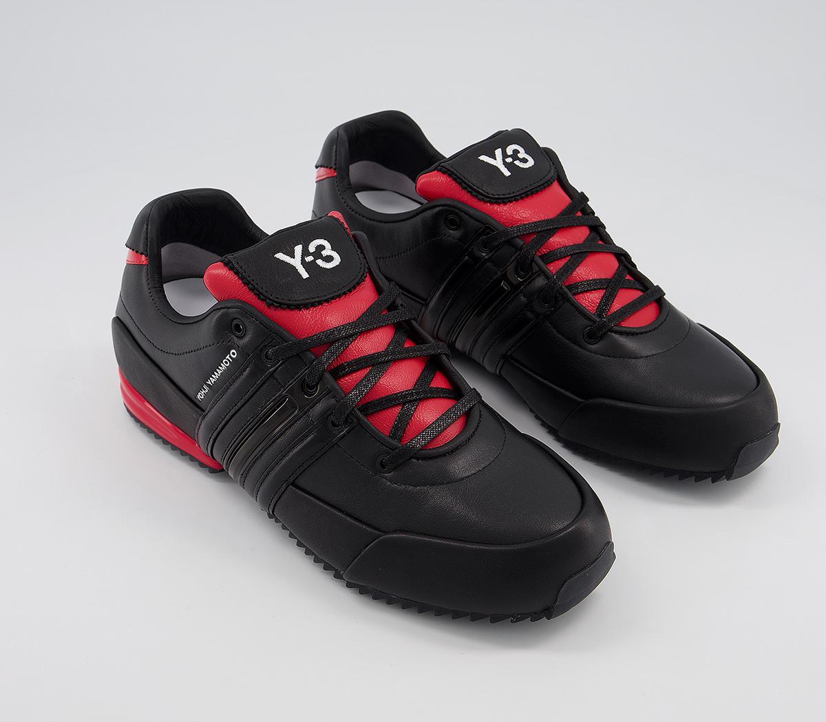 adidas Y3 Y3 Sprint Trainers Black Red His trainers