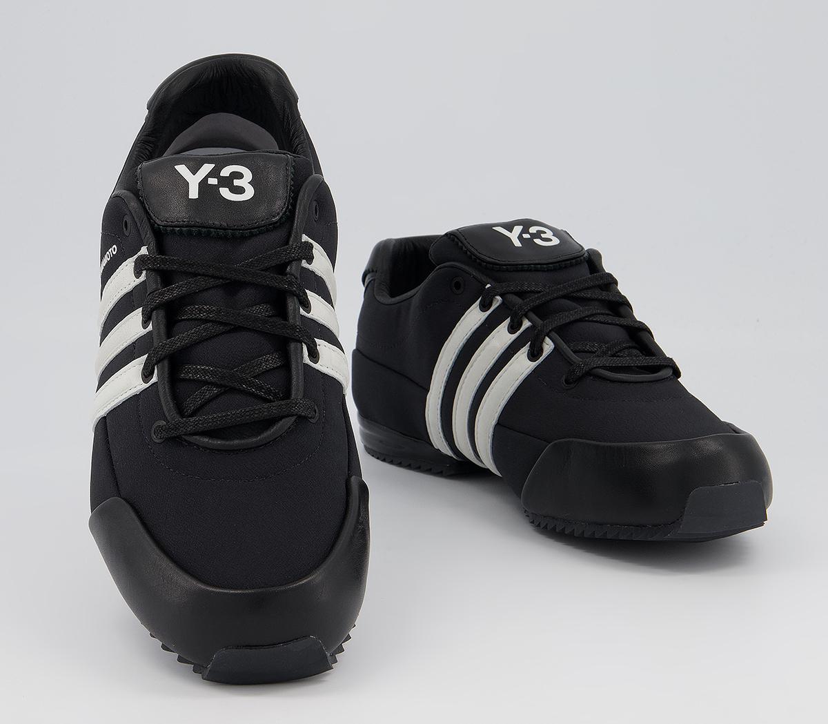 adidas Y3 Y-3 Sprint Trainers Black White - His trainers