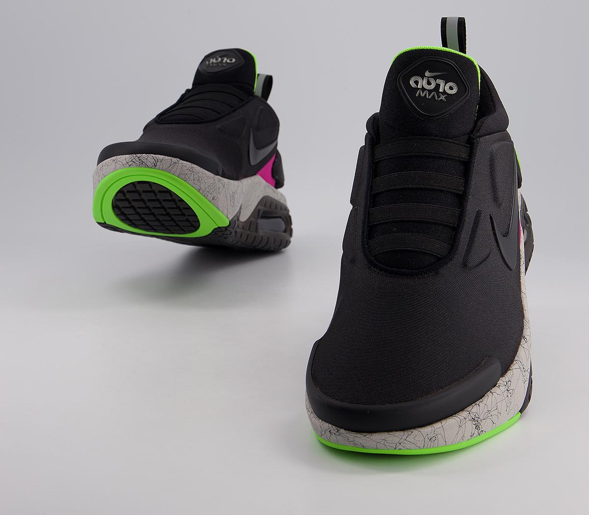 mens nike adapt auto max black green stores