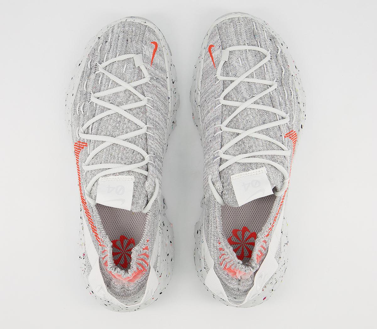 all white nike space hippie