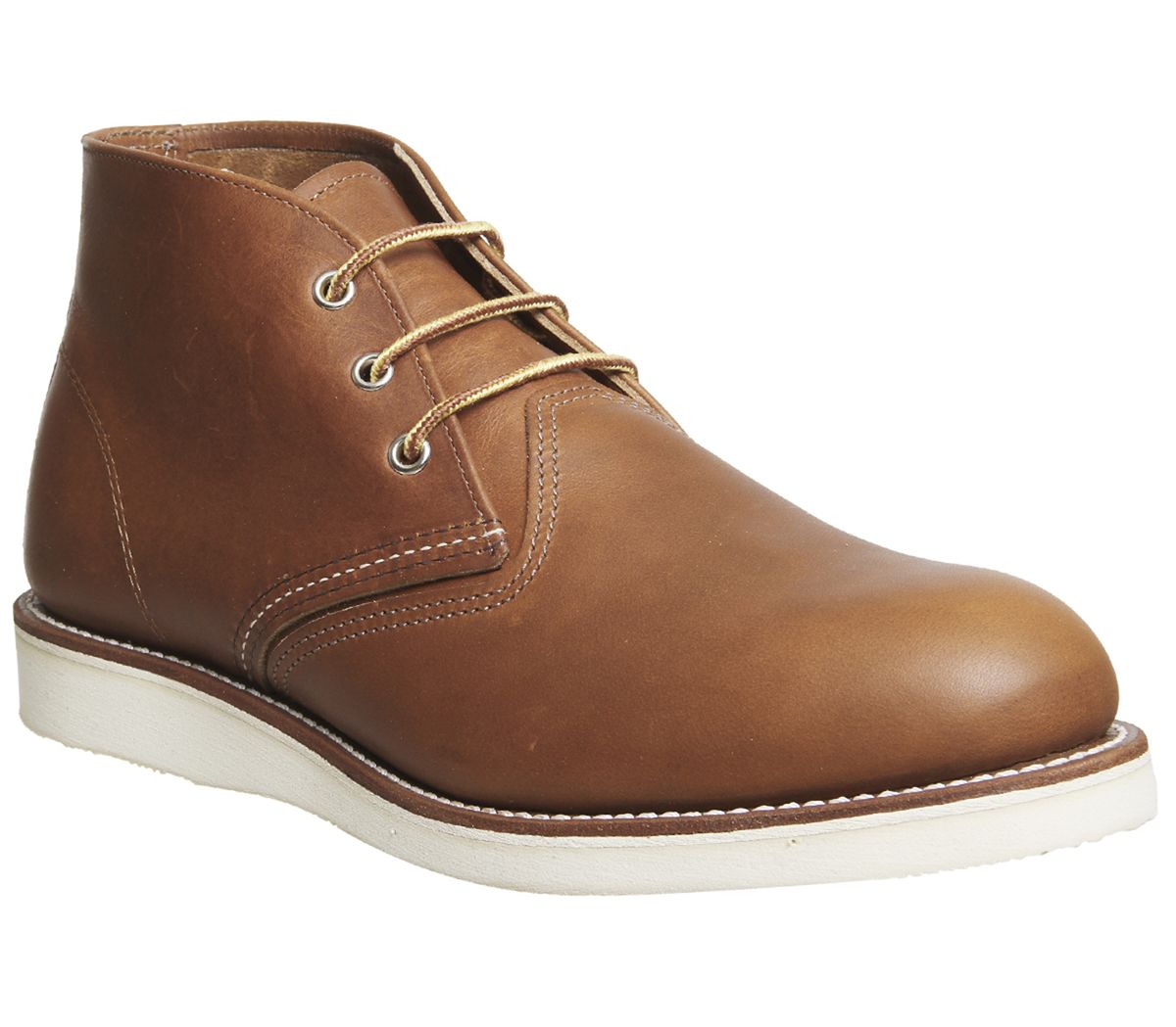 Redwing Work Chukka Boots Tan Leather - Boots
