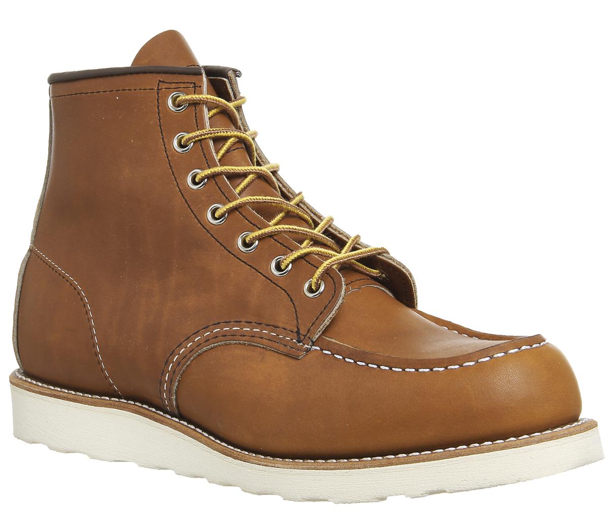 Redwing Work Wedge Boots Tan Leather - Boots