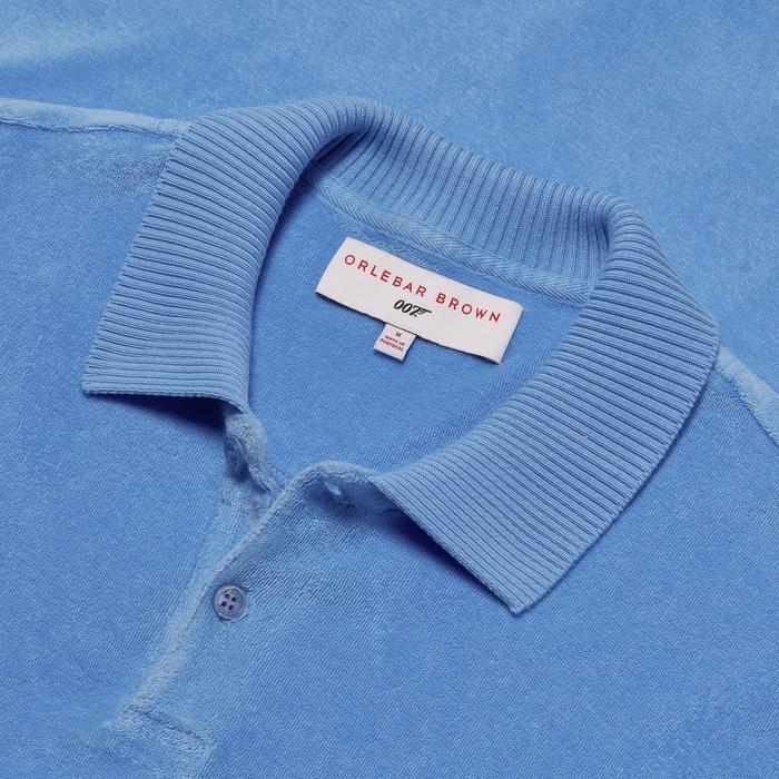 Dr No Towelling Polo 007 Riviera Towelling Polo Orlebar Brown