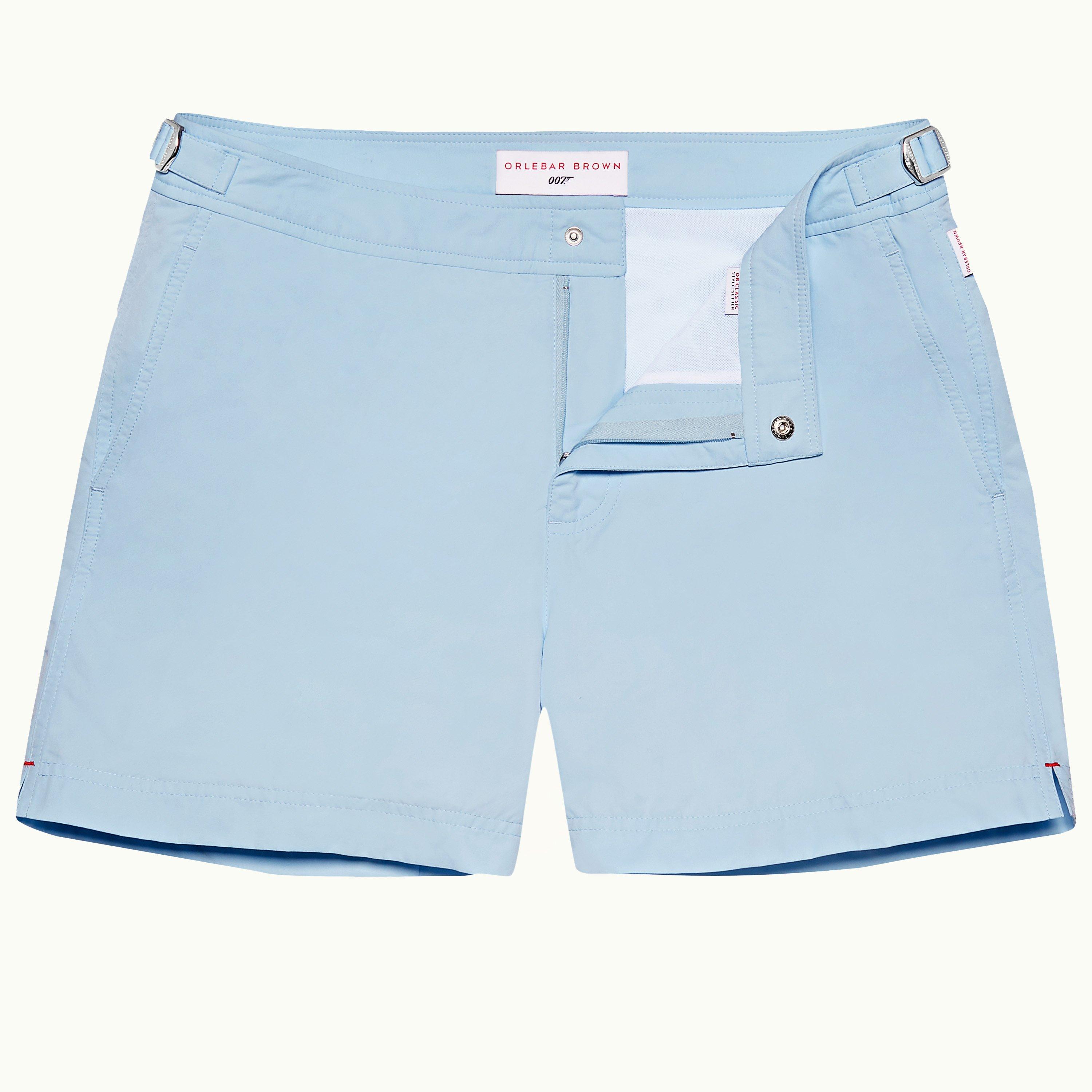 blue swim shorts