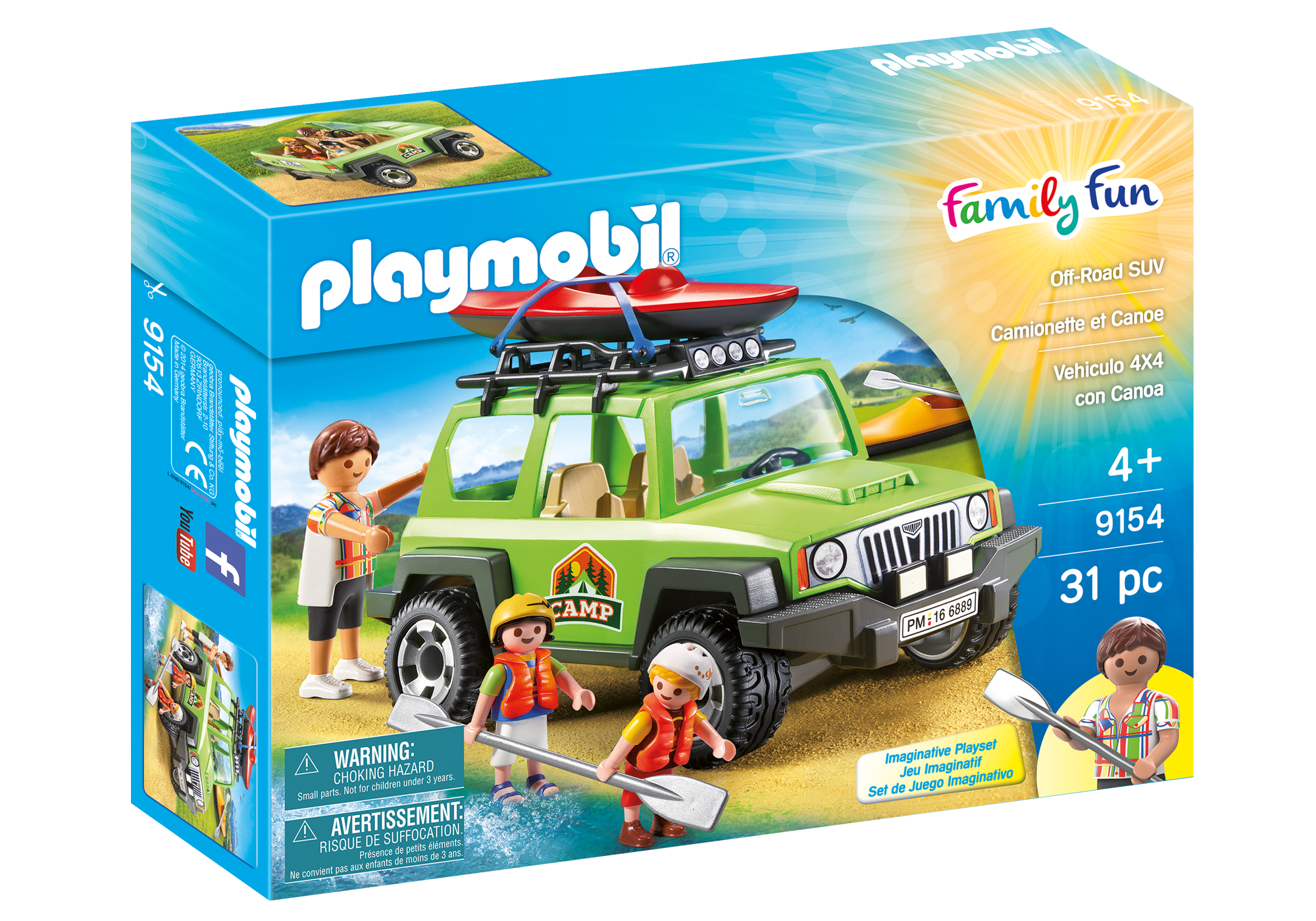 Playmobil 9154 OffRoad SUV (Cars & Garages, Playsets) for 34 Years, 5