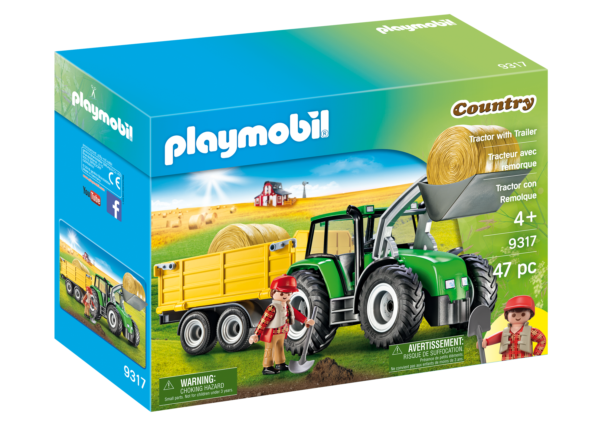 playmobil large tractor