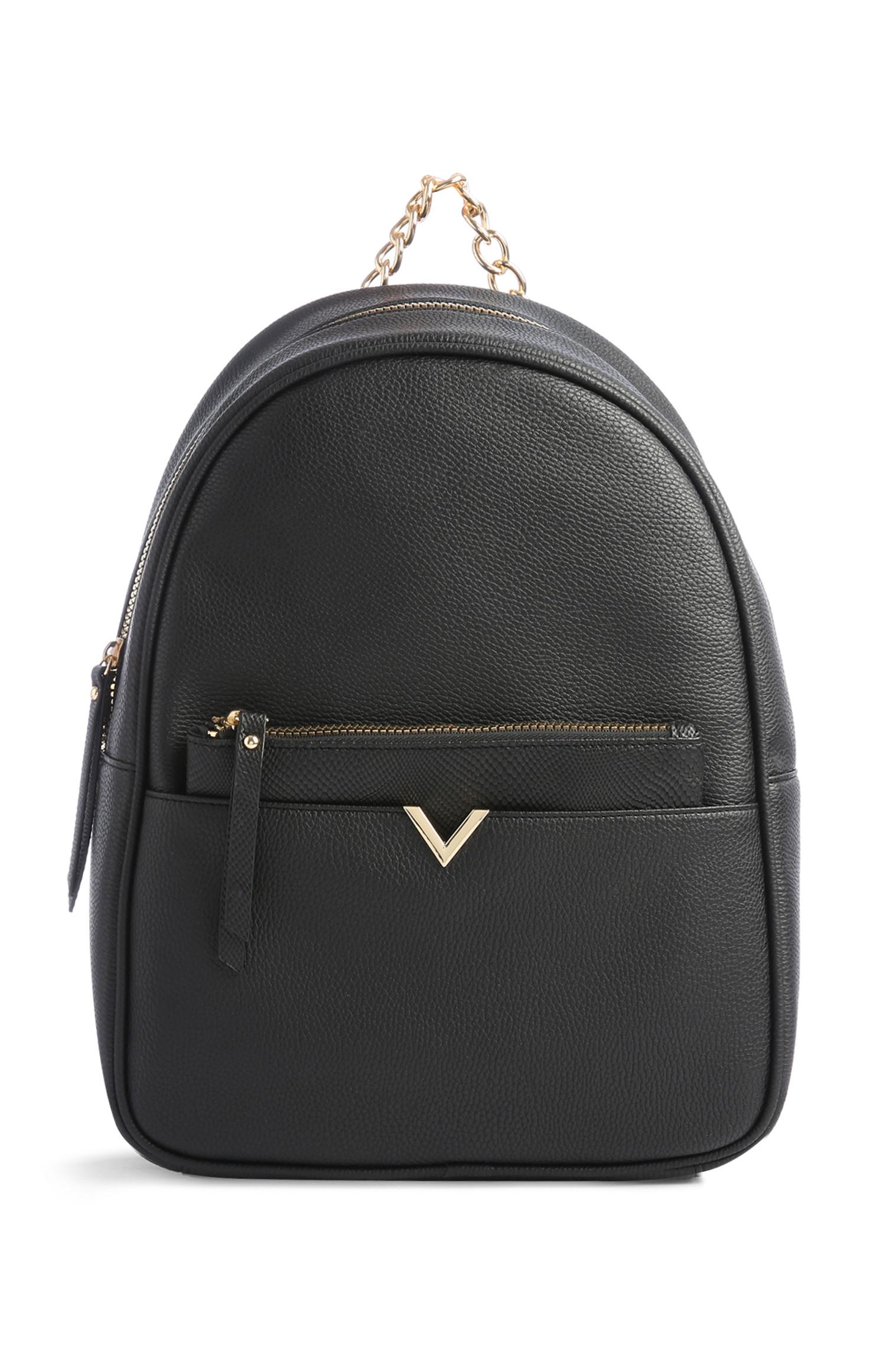 small black backpack primark