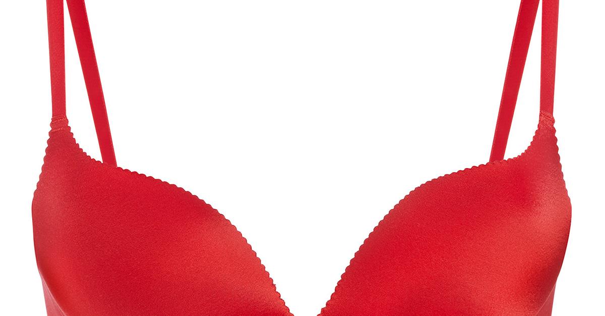 Red Push Up Wireless Bra | Bras | Lingerie & Underwear | Womens ...