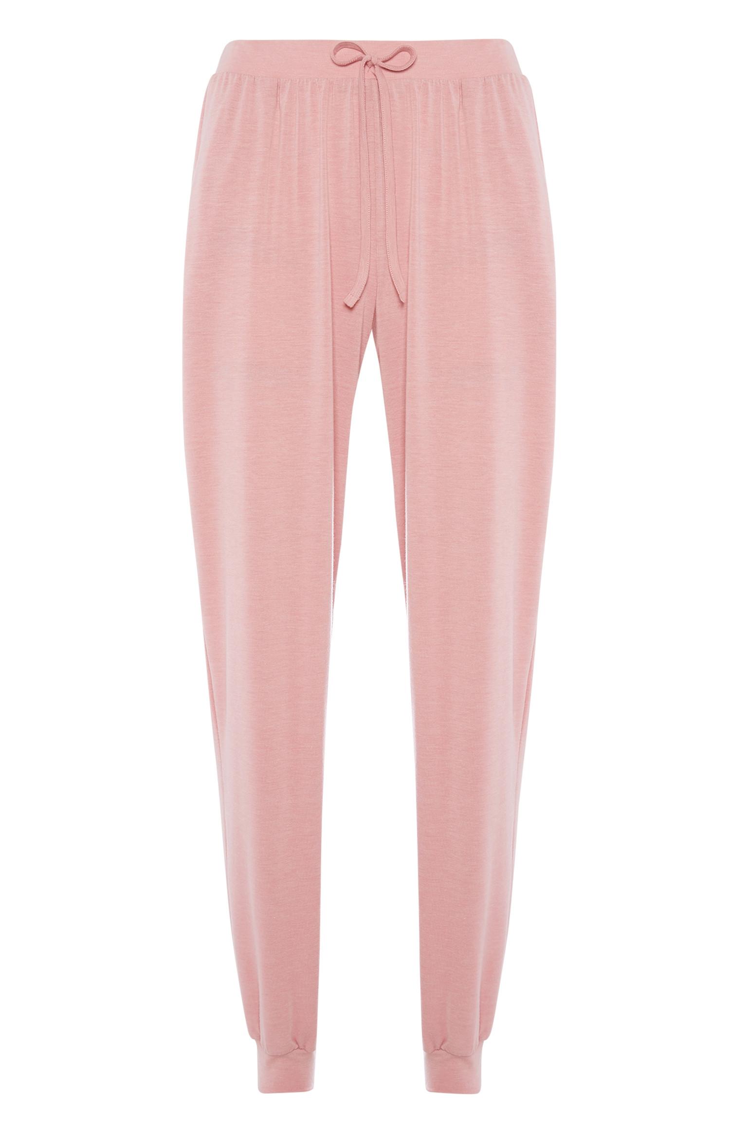 womens pink jogger set