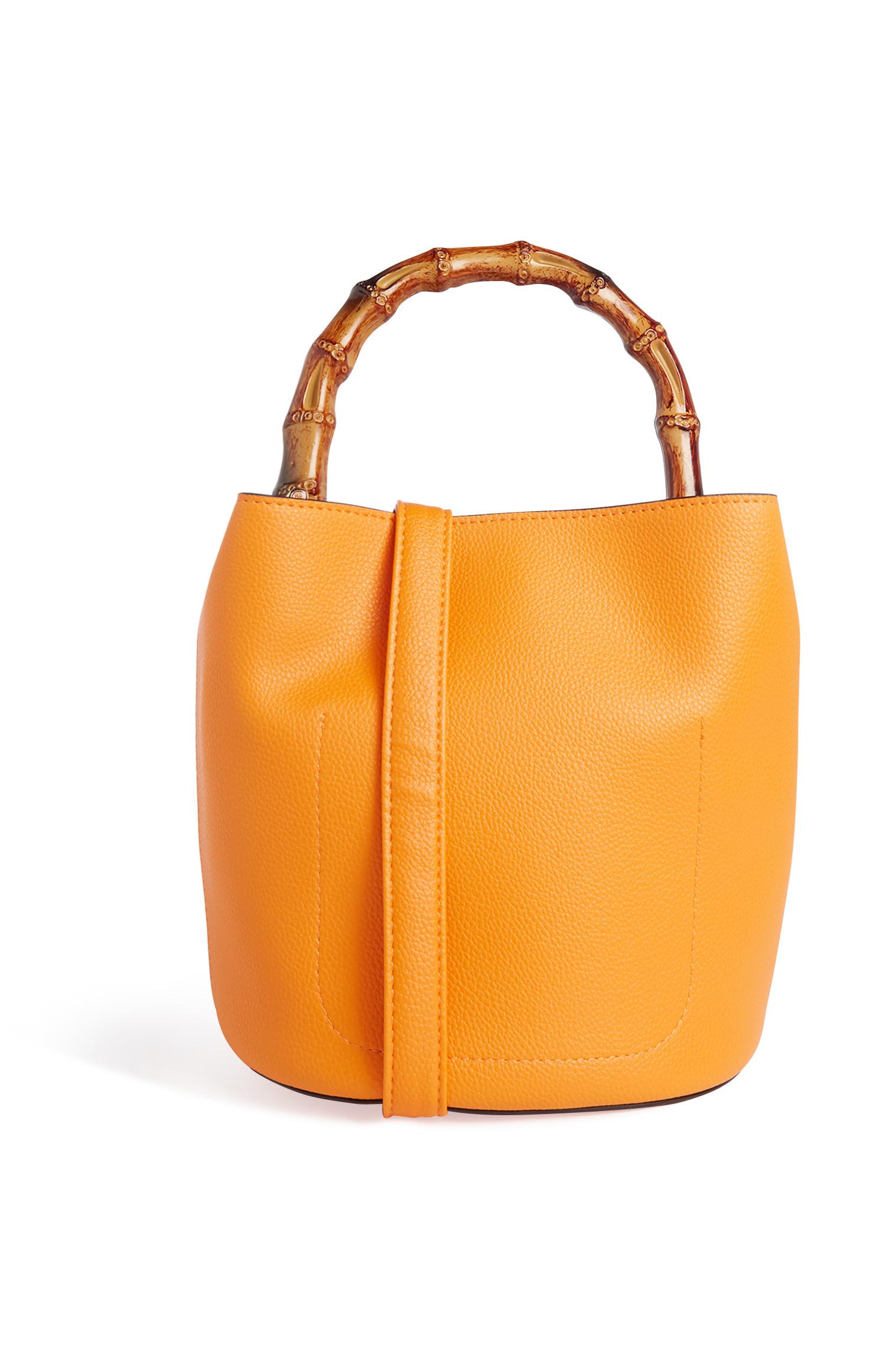 bucket bag orange