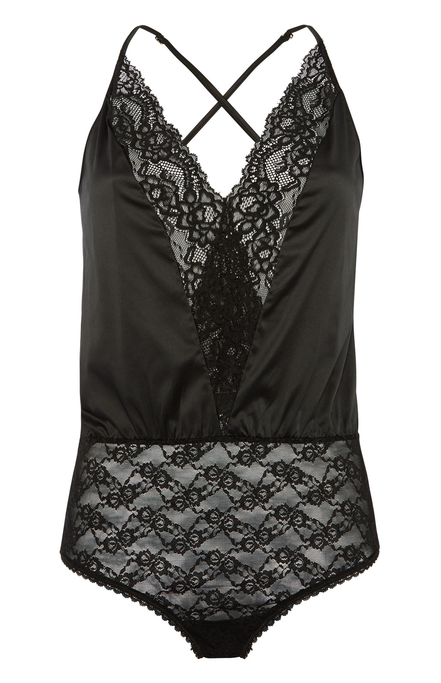 Schwarzer Blousonbody | Mix n Match | Dessous Schwarzer Blousonbody | Mix n Match | Dessous