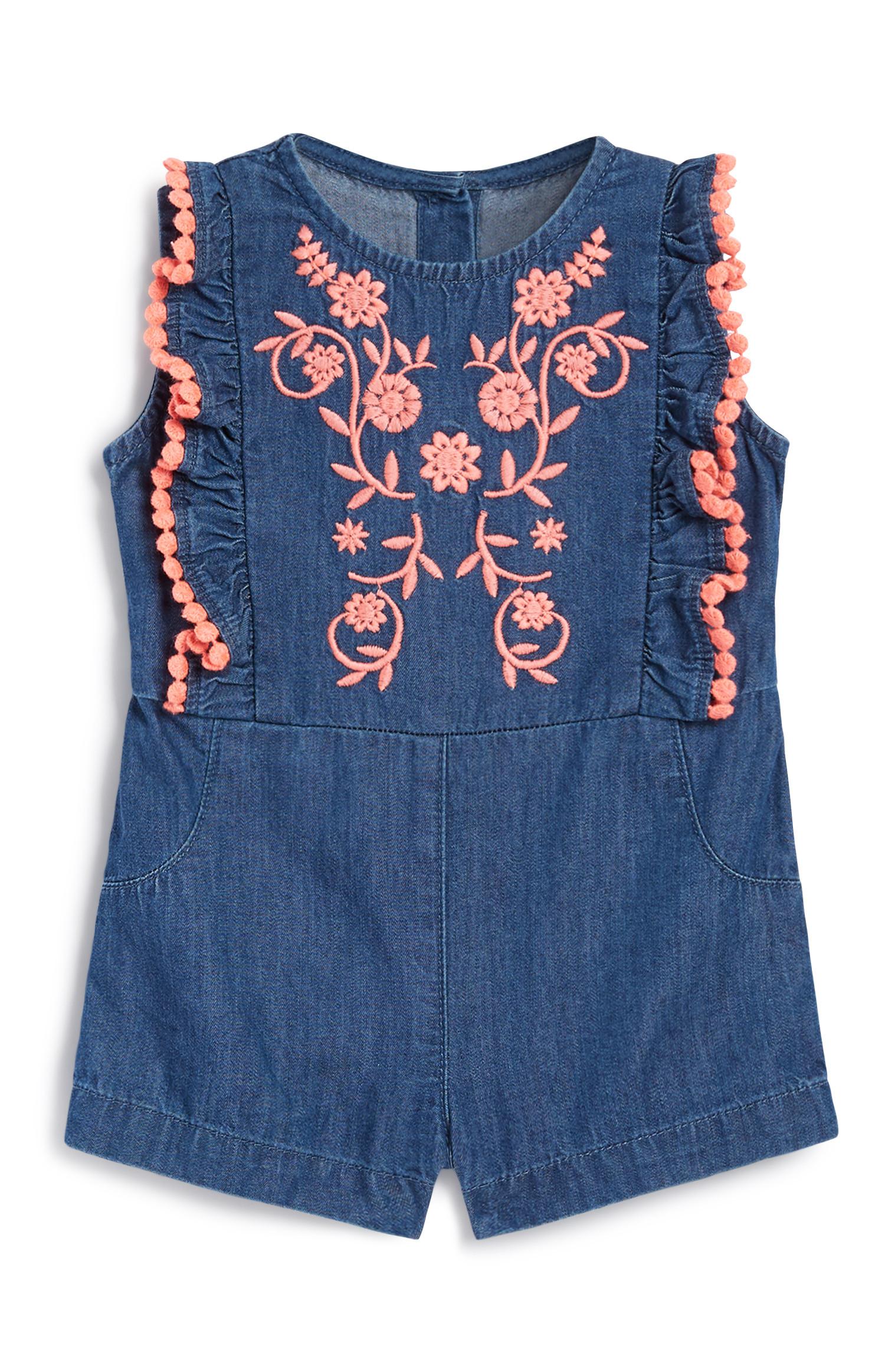 primark denim playsuit