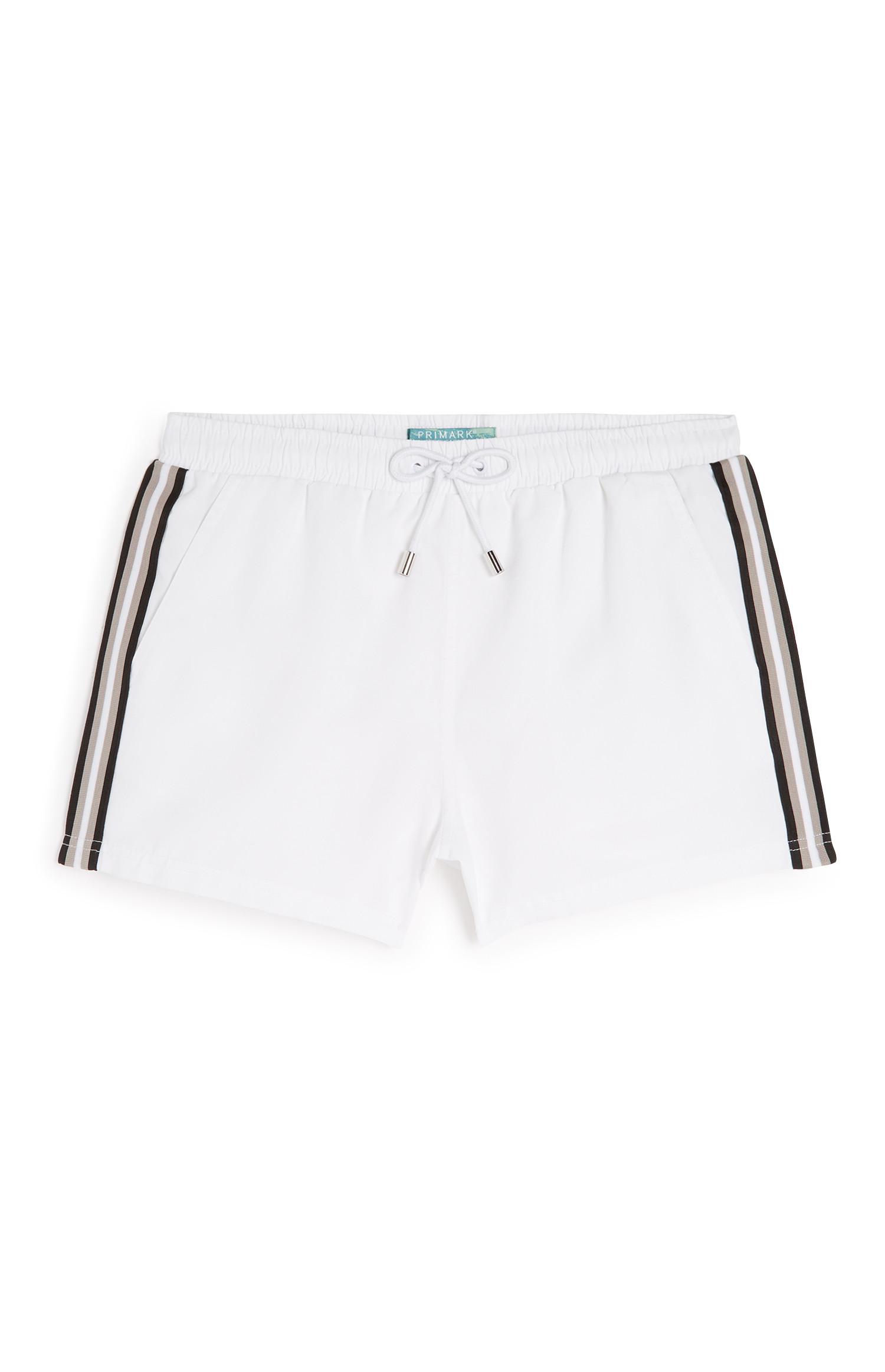 White Side Stripe Short | Swimwear | Mens | Categories | Primark UK