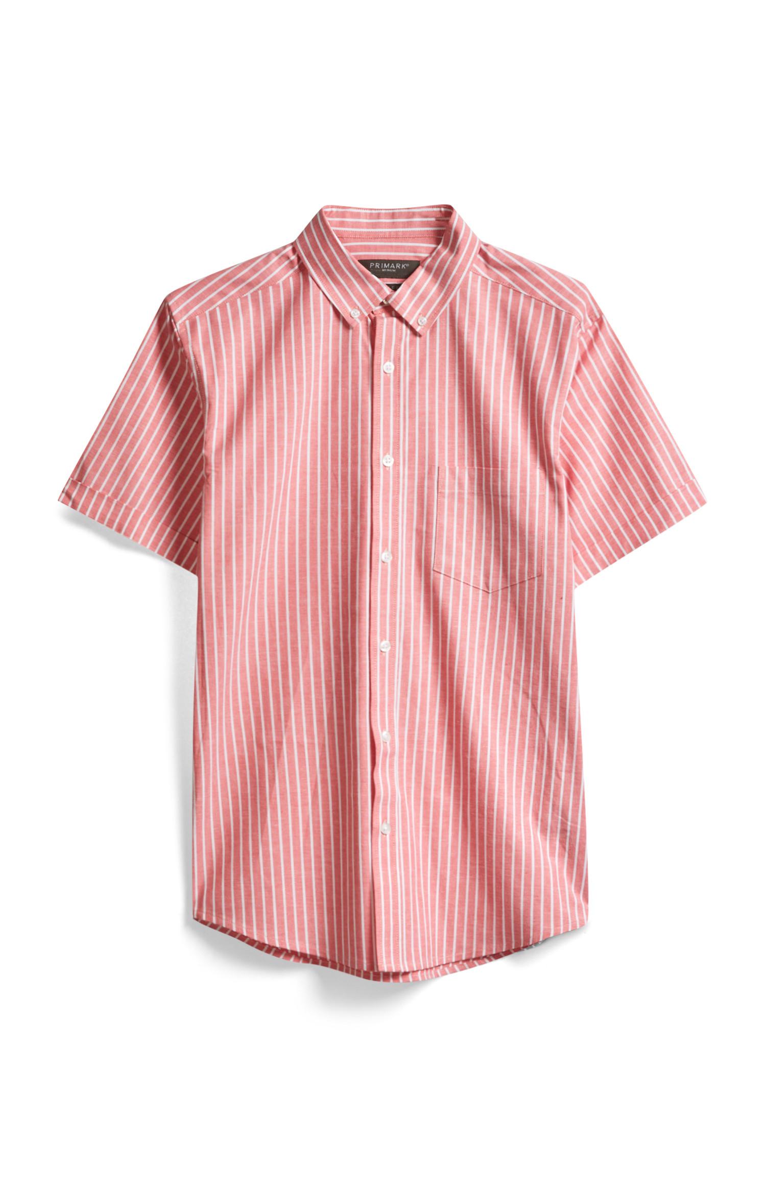 Red Stripe Shirt | Short Sleeve | Shirts | Mens | Categories | Primark UK