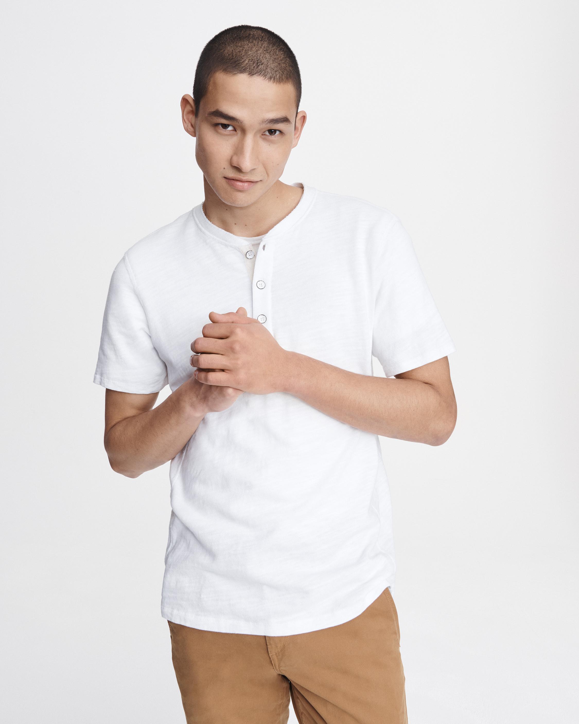 RAG & BONE CLASSIC SHORT SLEEVE HENLEY