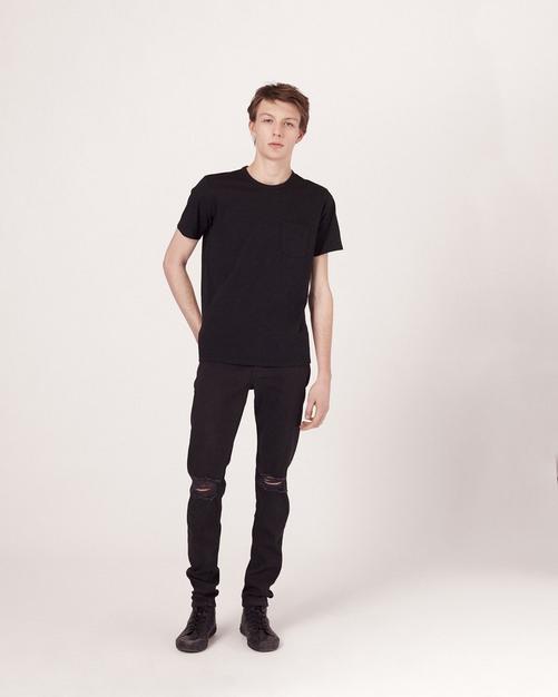 Fit 1 - Black With Holes | Men Jeans | rag & bone