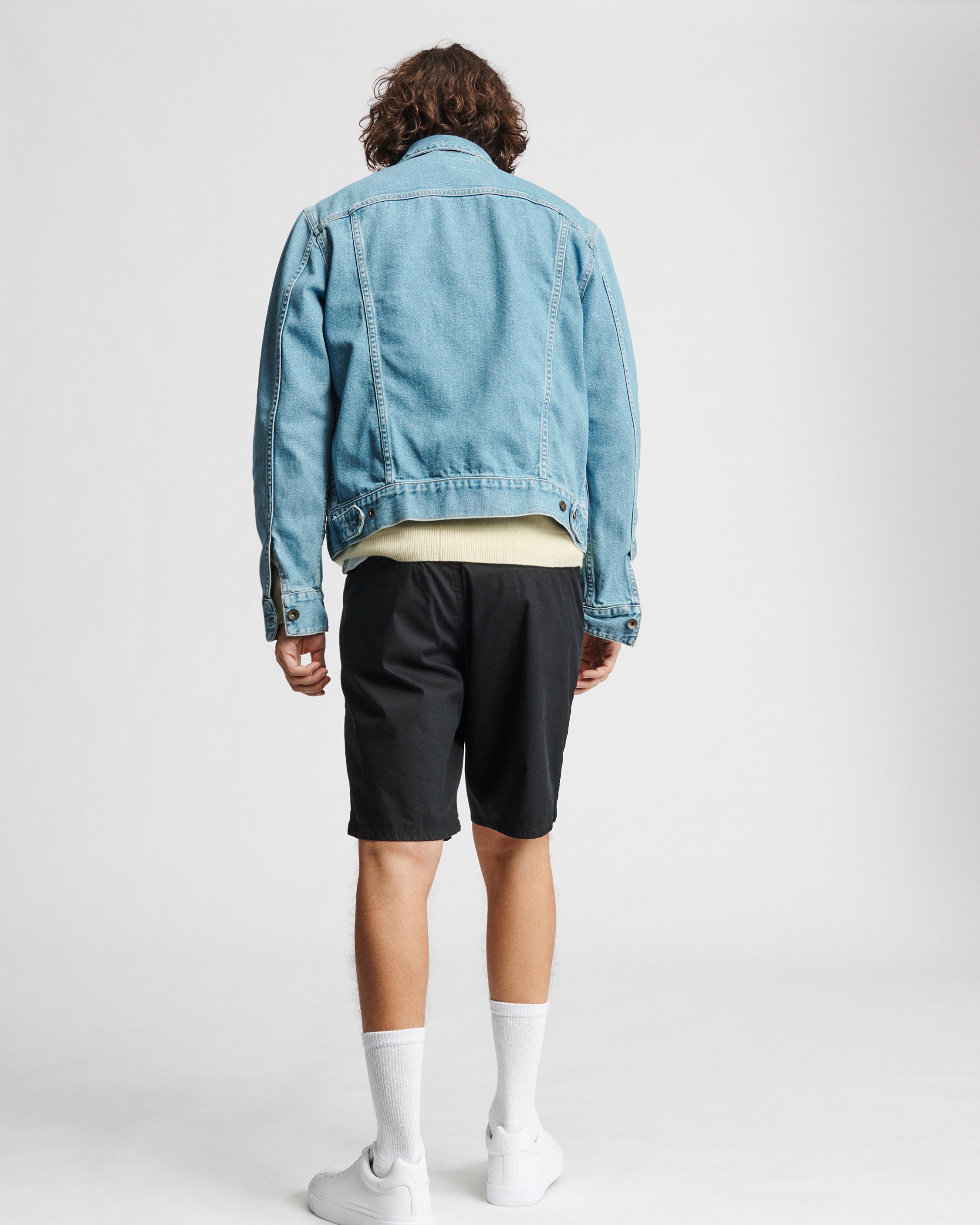 denim jacket with shorts mens