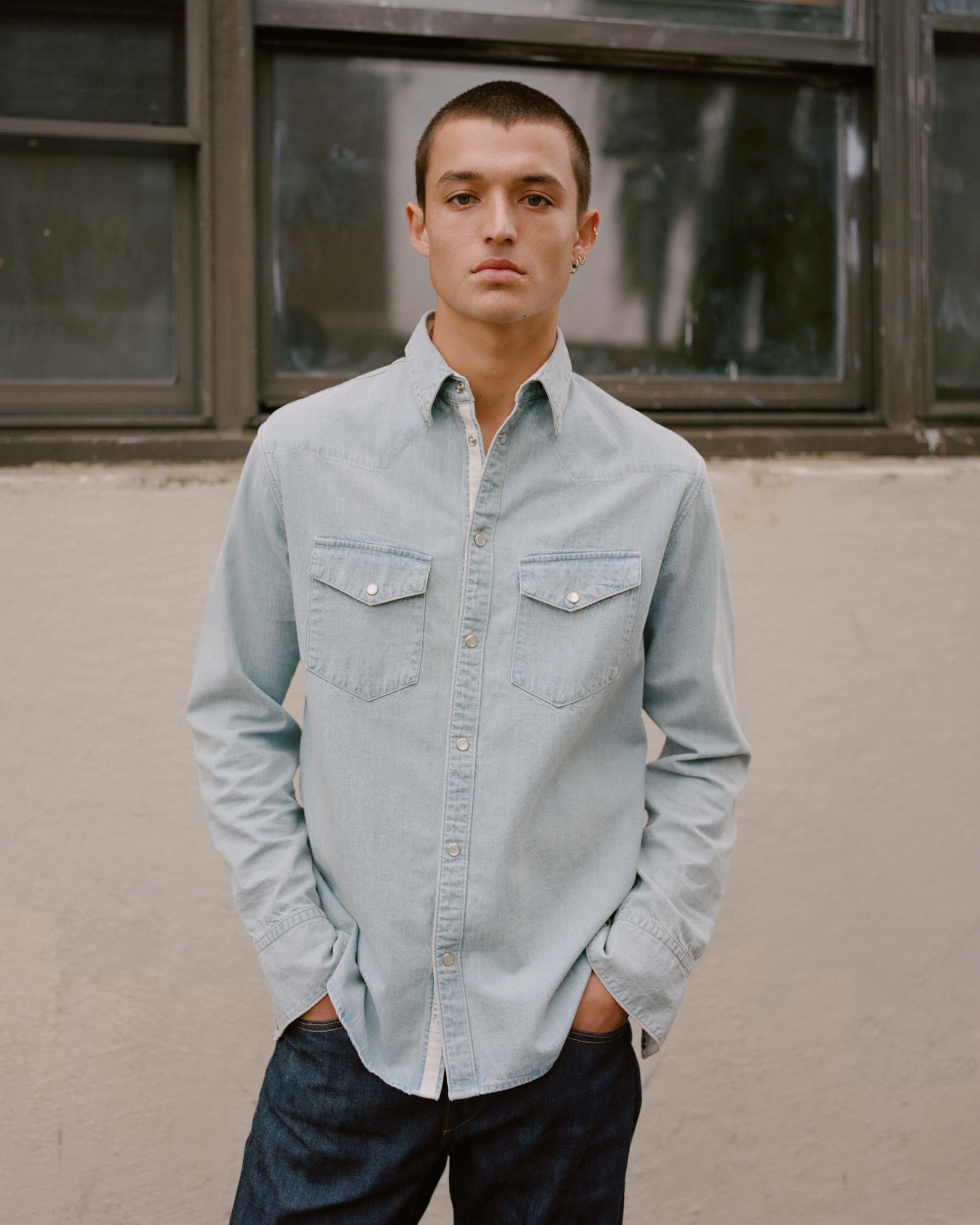 rag and bone denim shirt