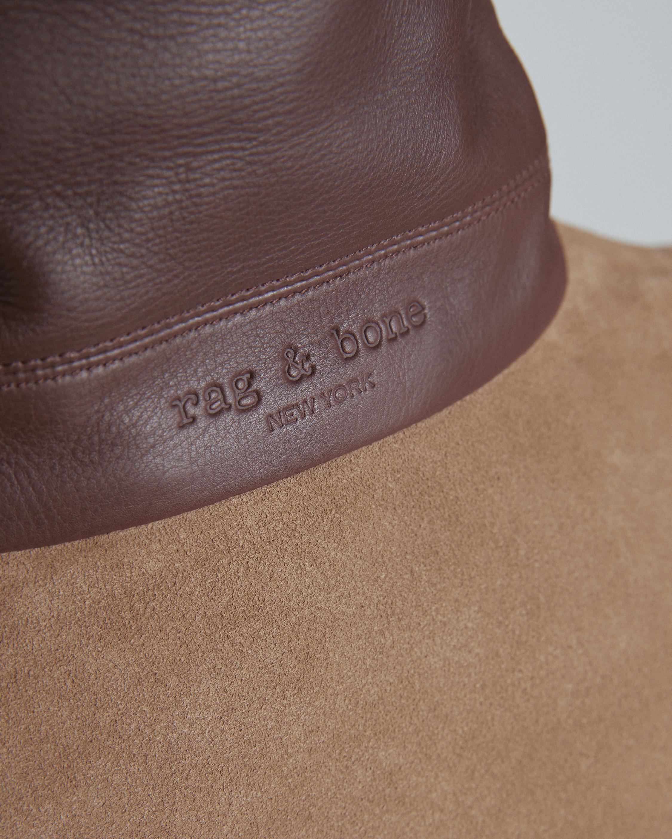 rag & bone suede trucker jacket