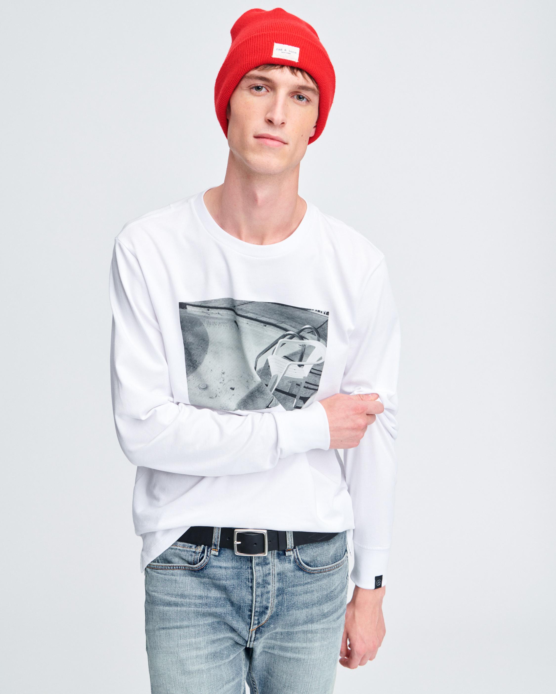 RAG & BONE CHAIR PHOTO LONG SLEEVE TEE