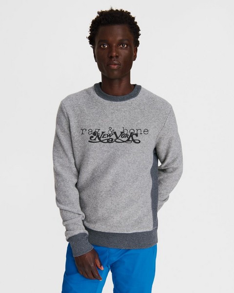 RAG & BONE New York Reversible Eco Wool Sweatshirt
