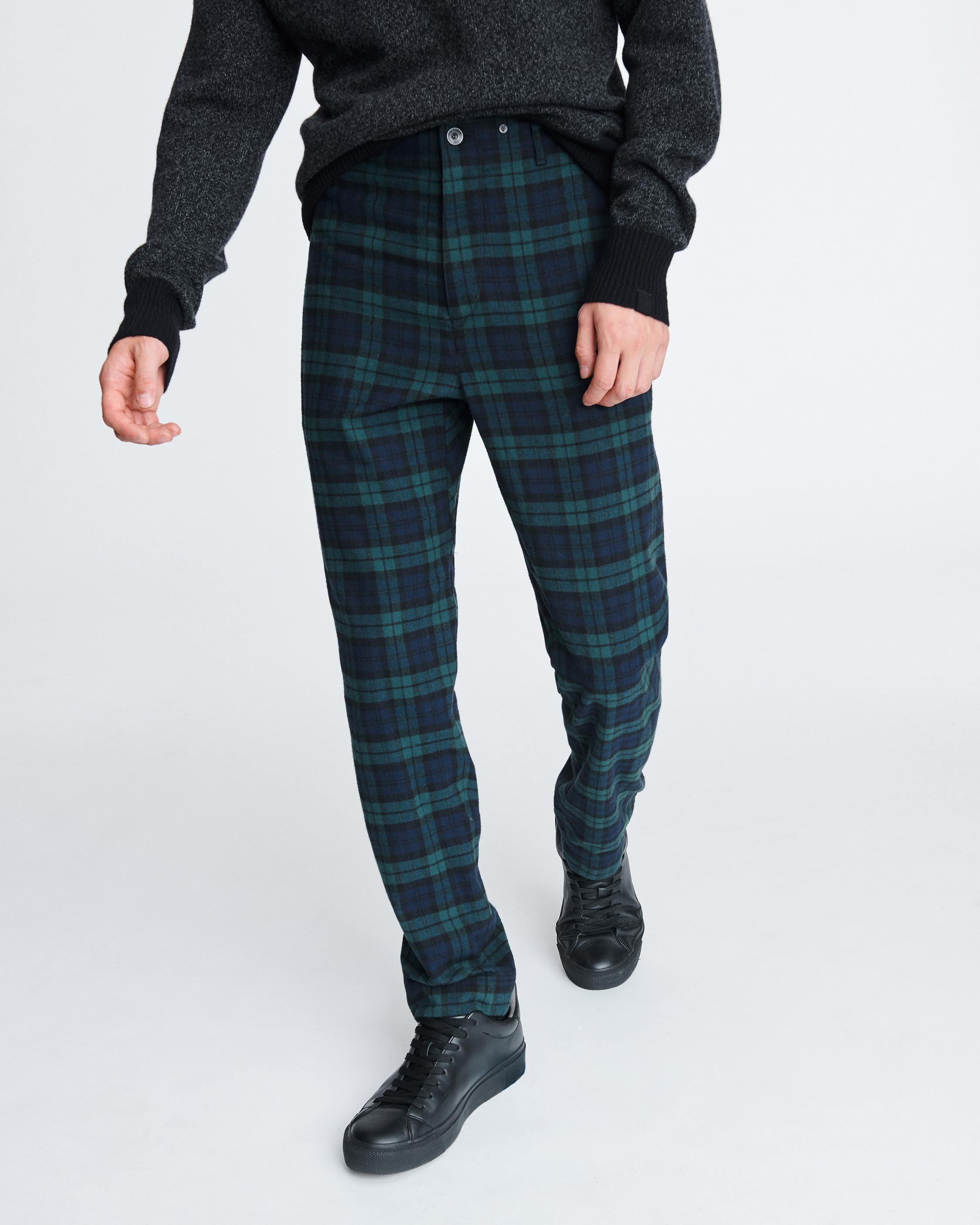 rag & bone plaid pants