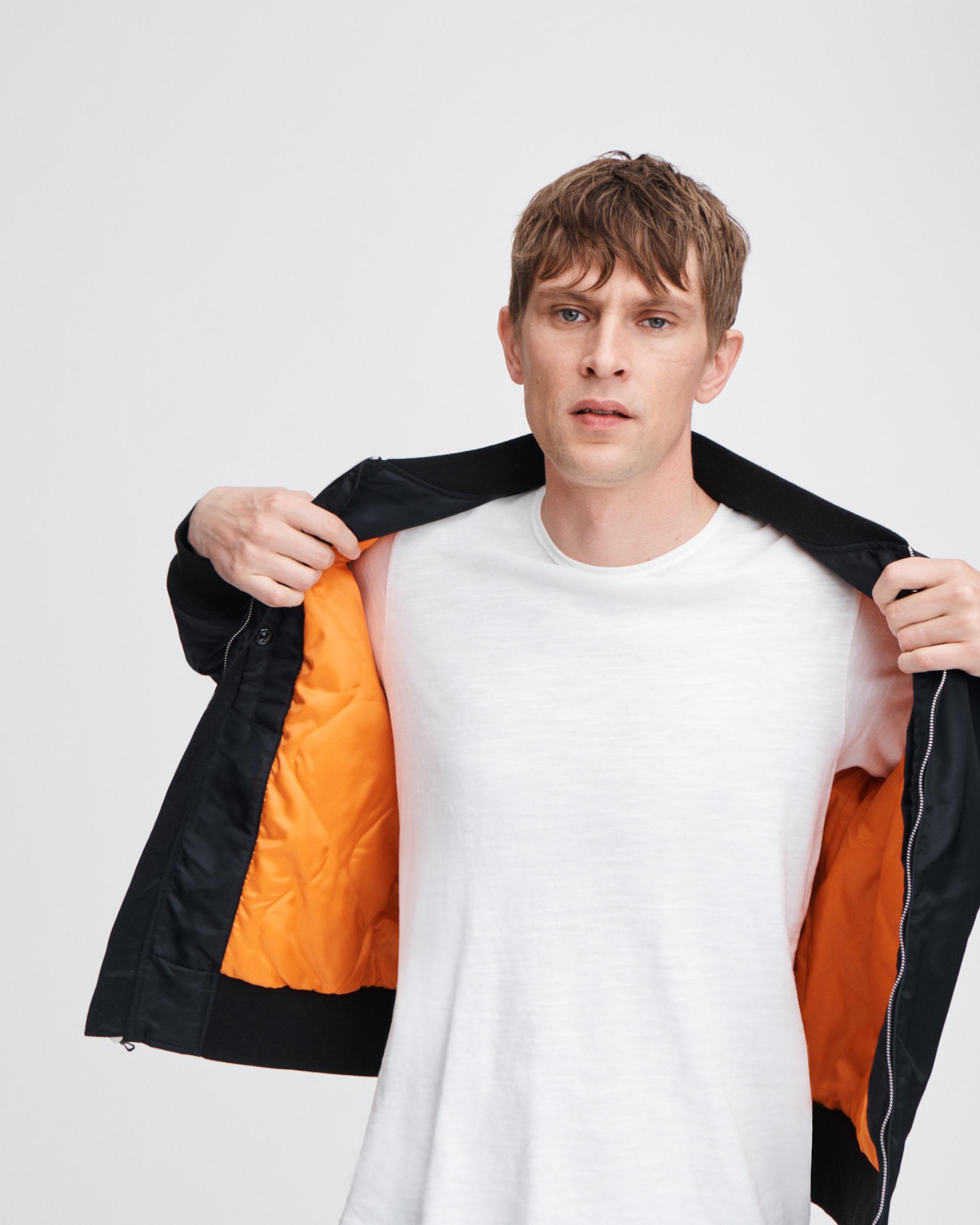 manston nylon bomber jacket