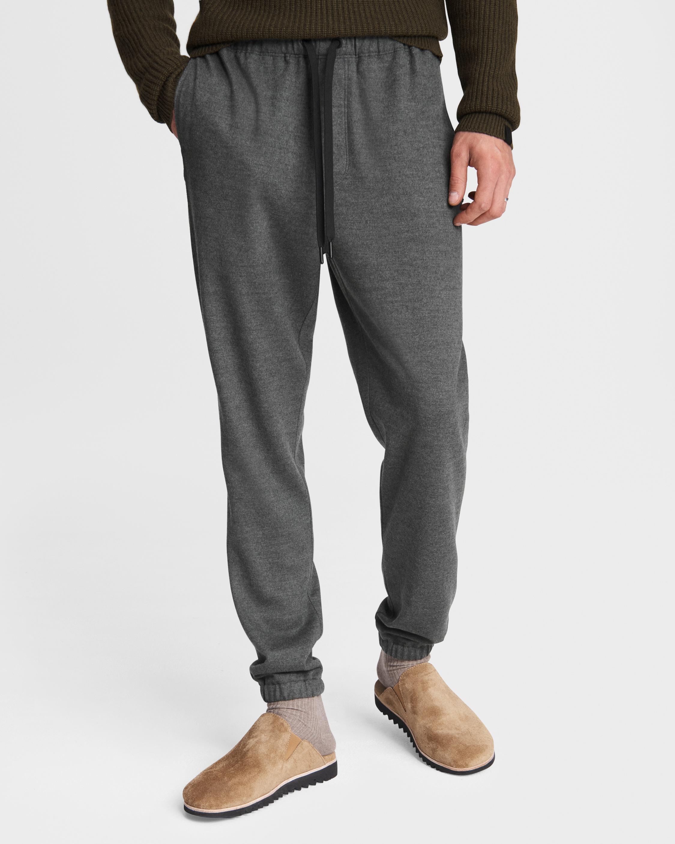 men's wool jogger pants