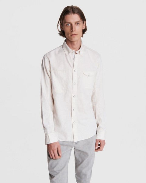 RAG & BONE Engineered Linen Shirt