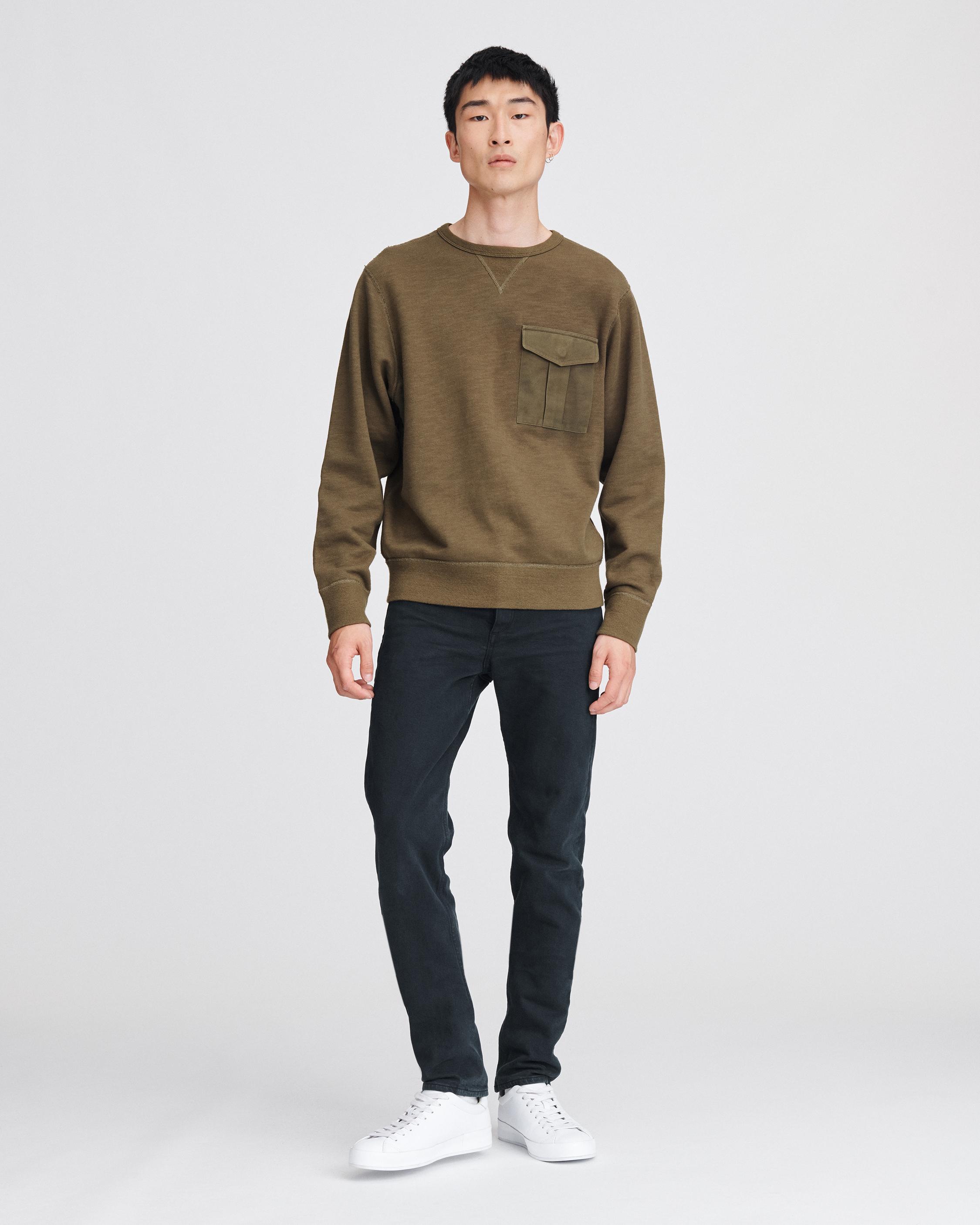 RAG & BONE FIT 2 IN BLACKENED NAVY - OVERDYED