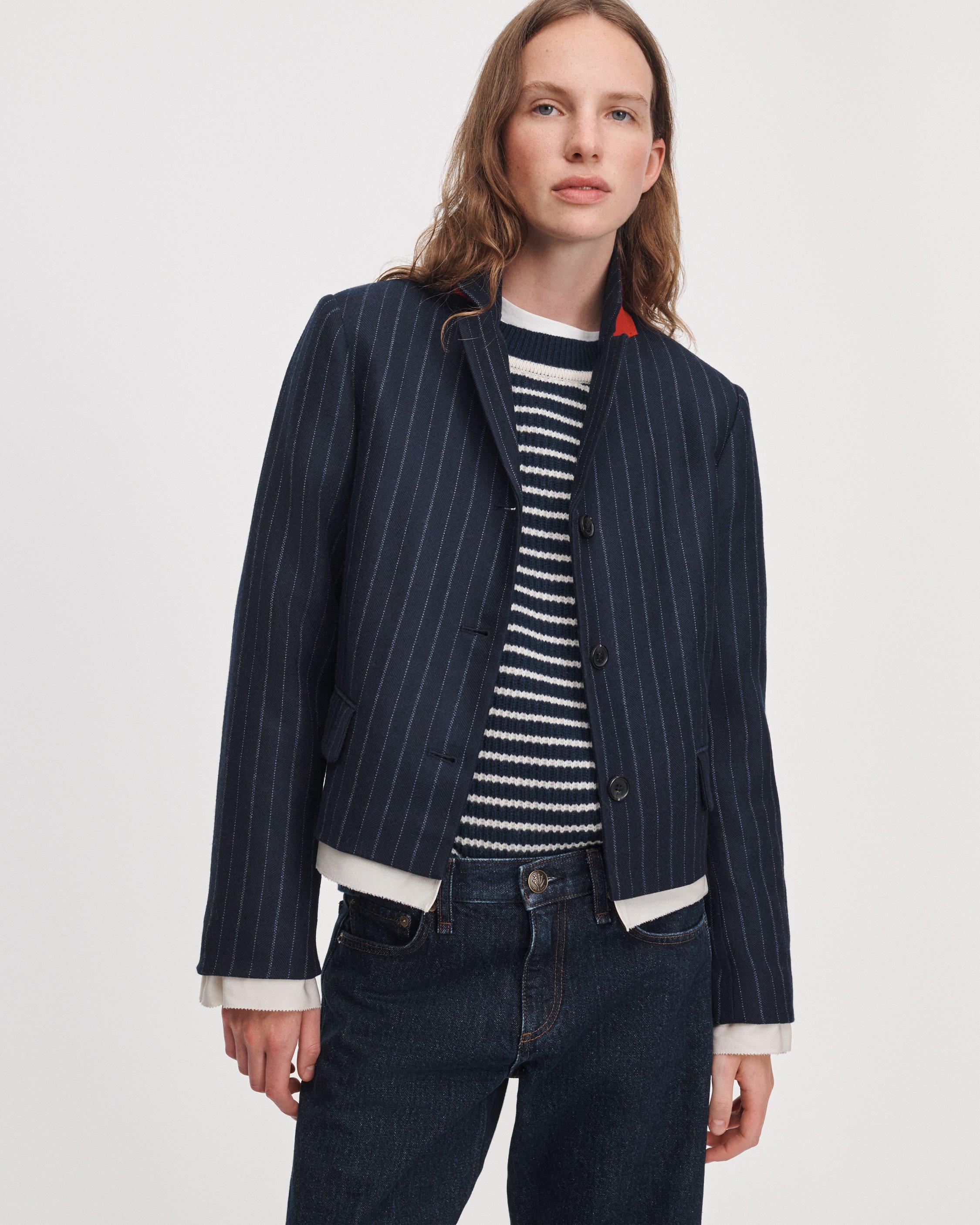 Lawrence Cropped Single-Breasted Jacket