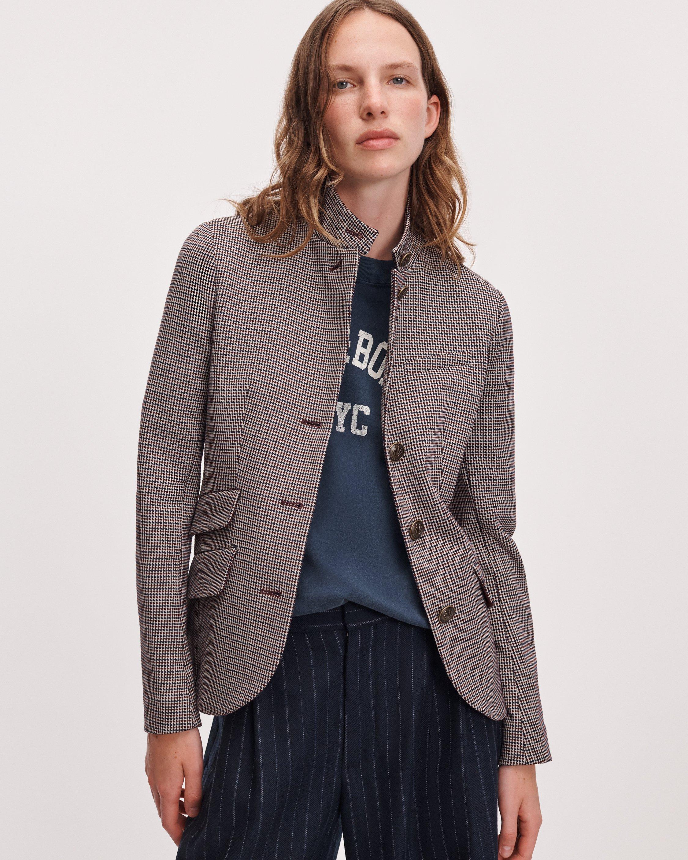 Slade Refine Knit Jacquard Blazer
