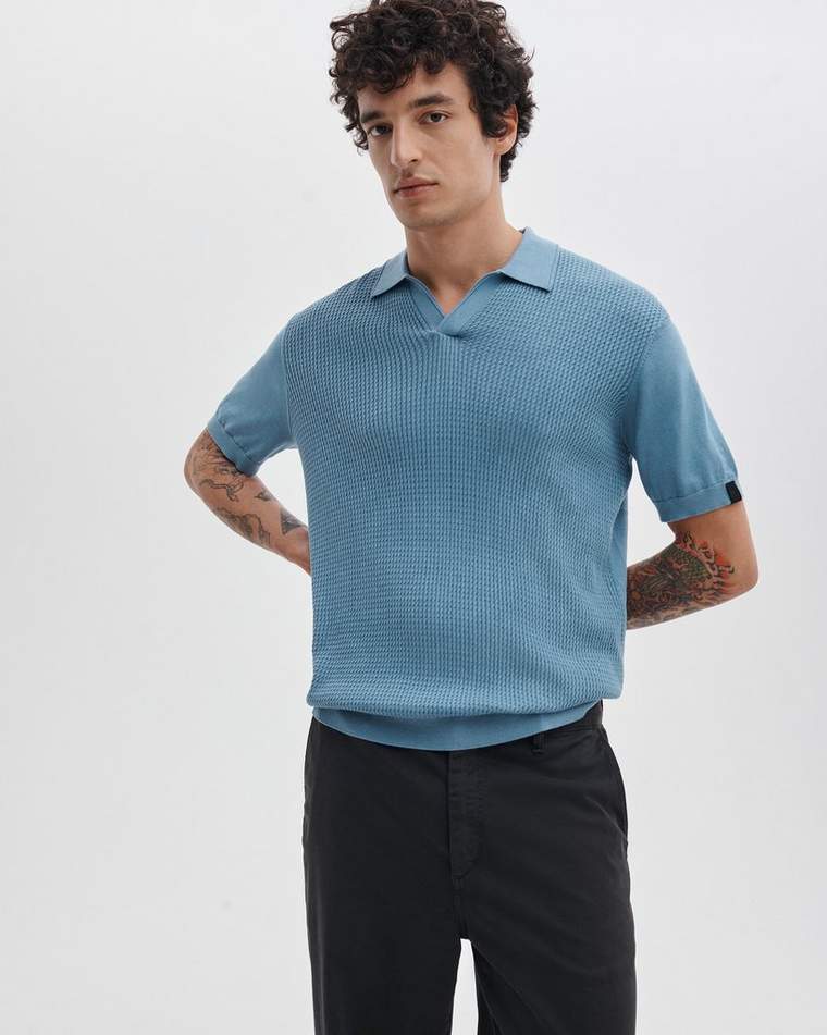 Saxon Silk-cotton Polo Shirt