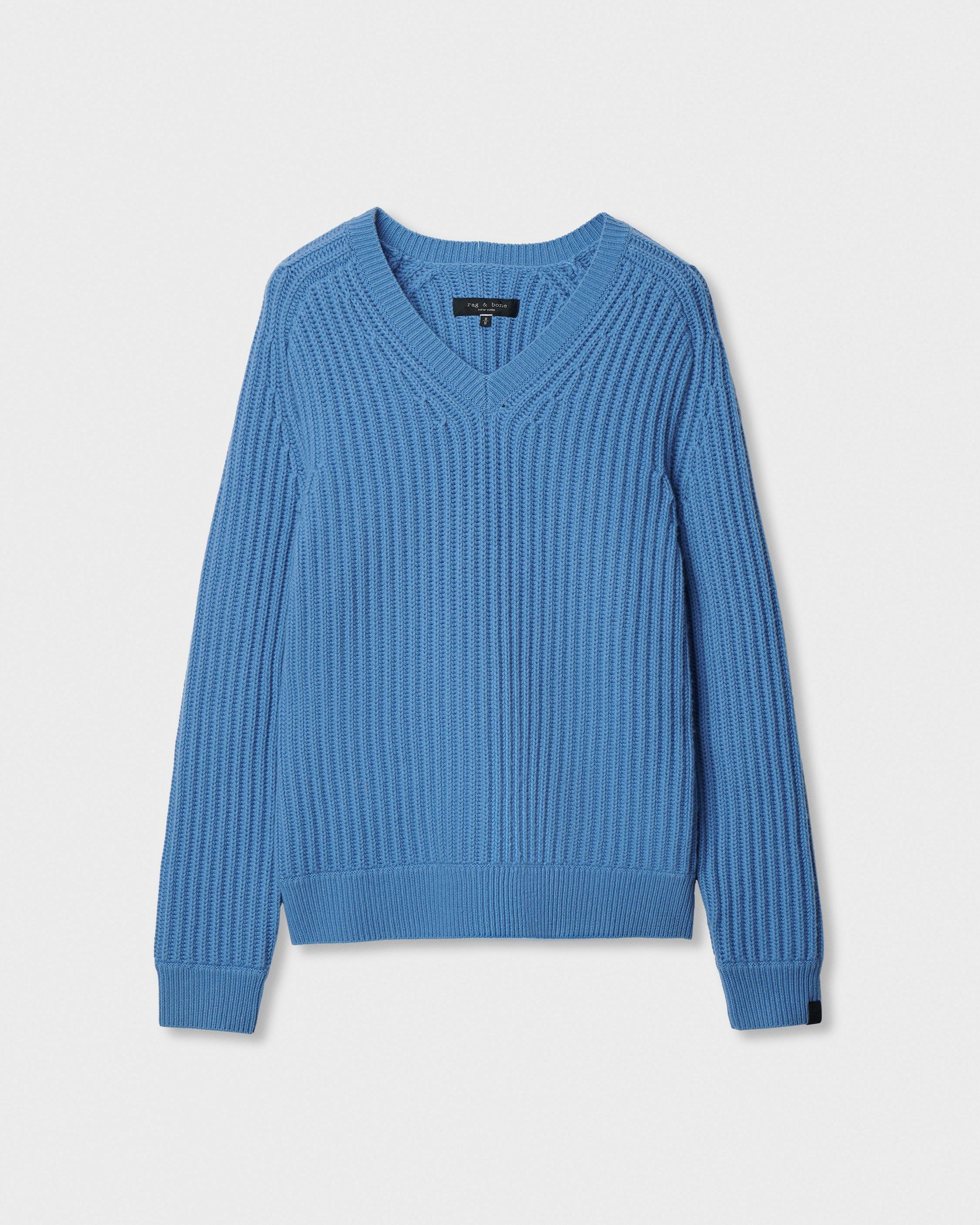 Theo Wool-cashmere V-neck Sweater