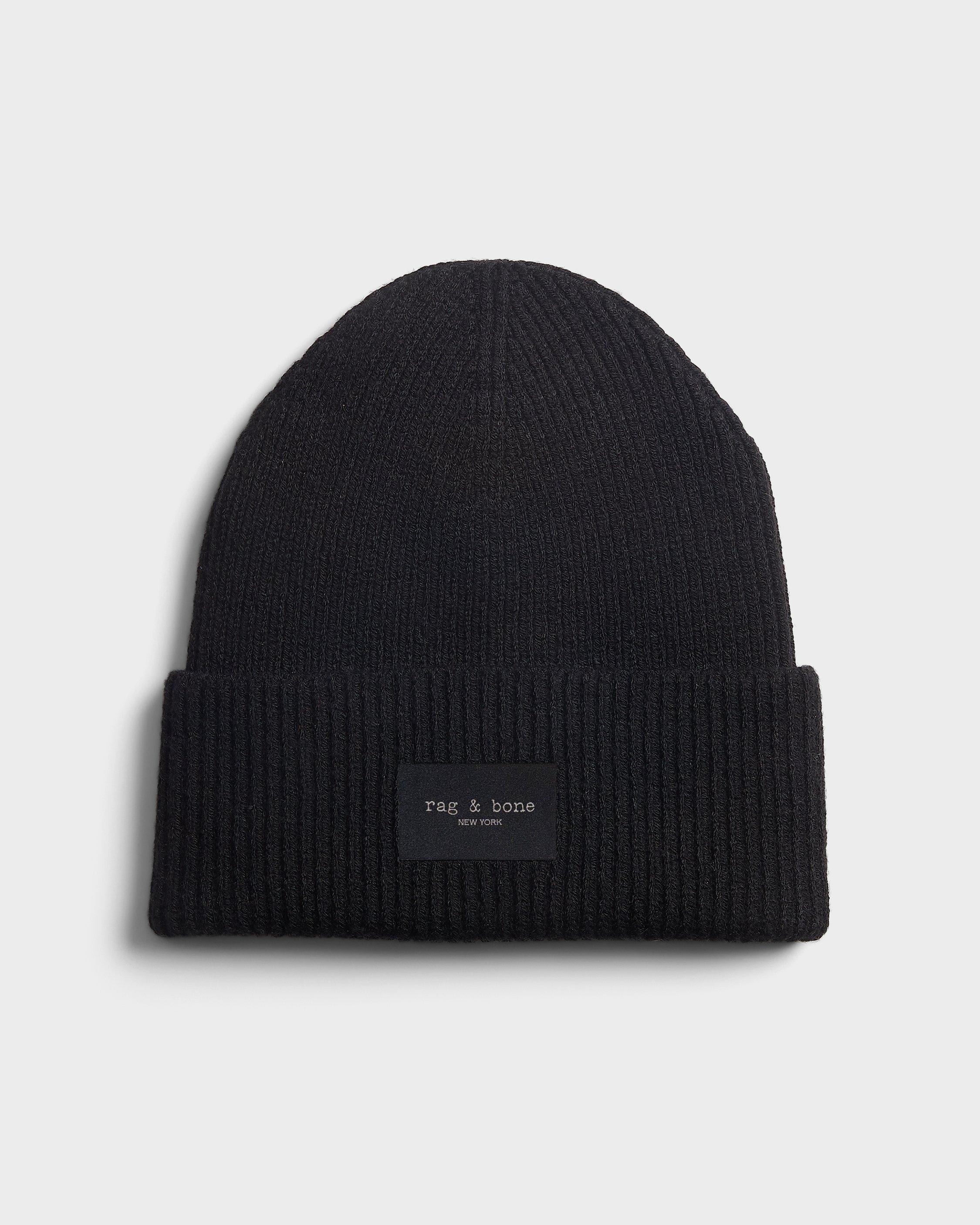 rag & bone Blake Beanie Black One Size
