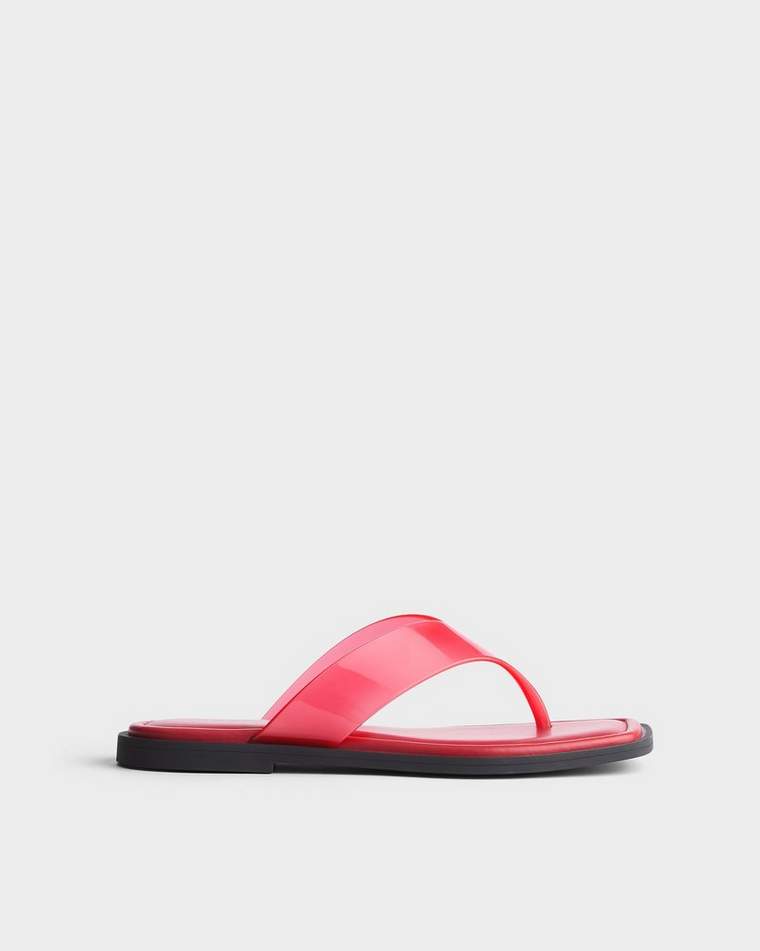 Gracie Jelly Flat Thong Sandals