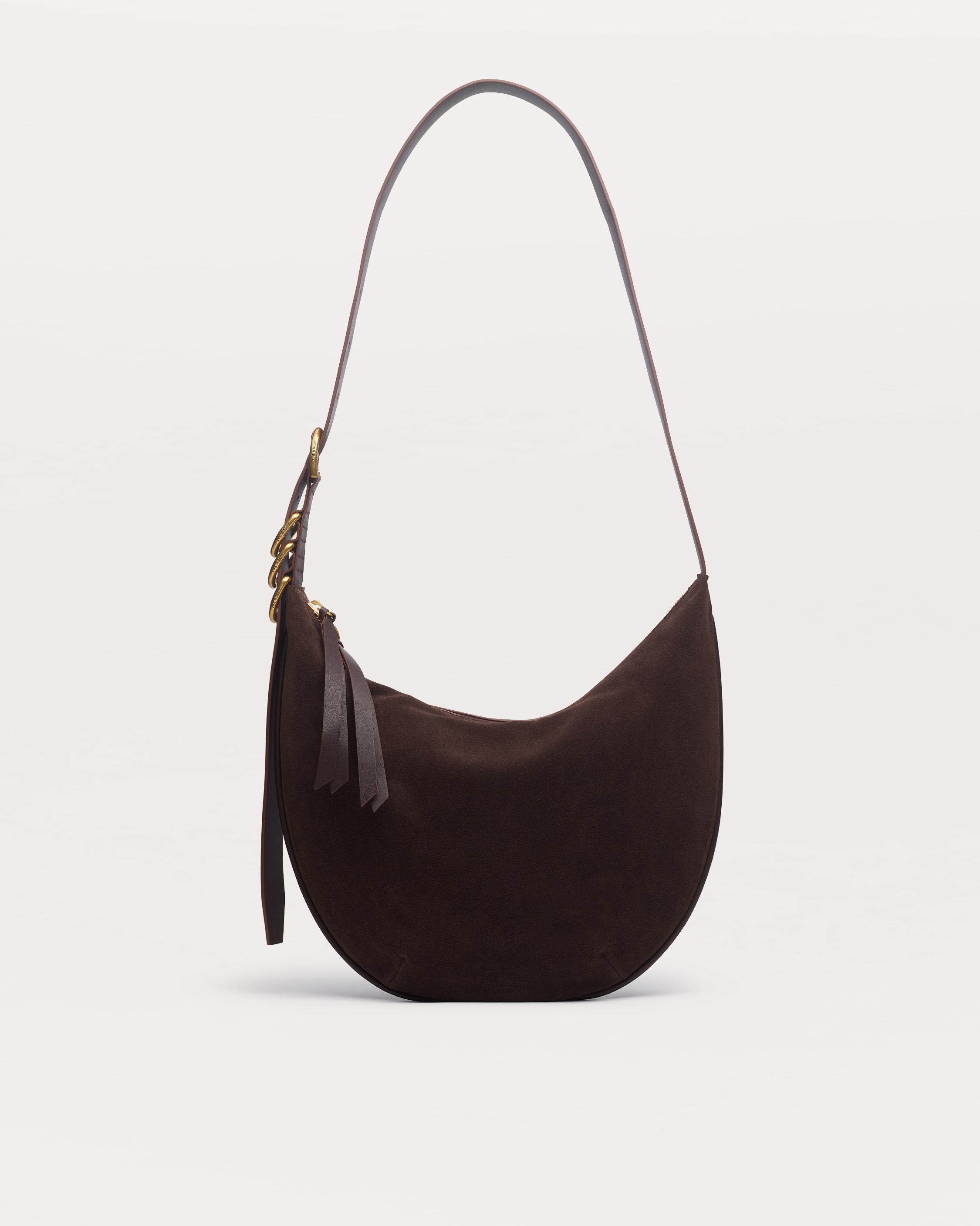 rag & bone Mercer Medium Hobo Bag Choc One Size
